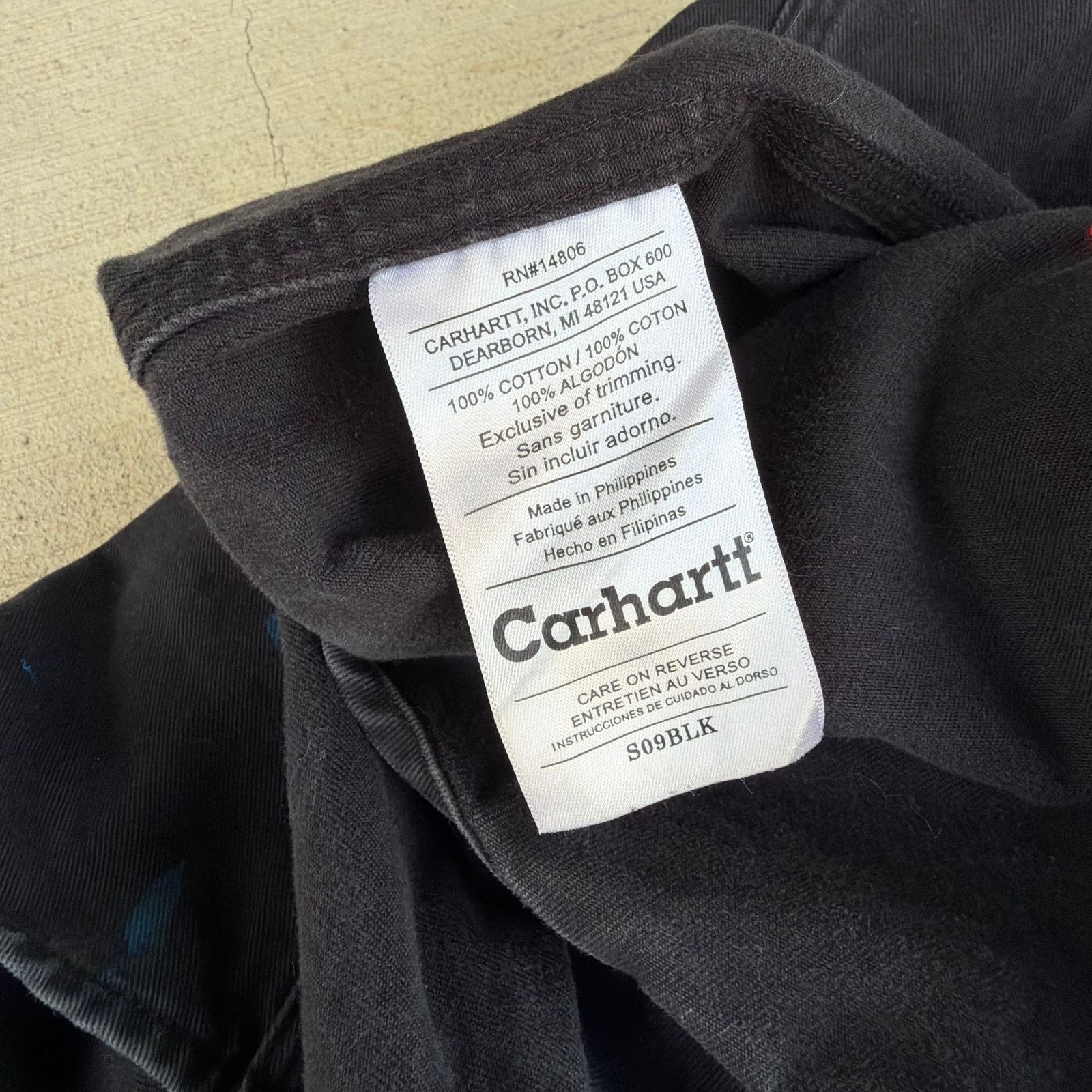 Carhartt × Vintage Carhartt button up faded black work wear shirt Size US XXL / EU 58 / 5 - 8 Thumbnail