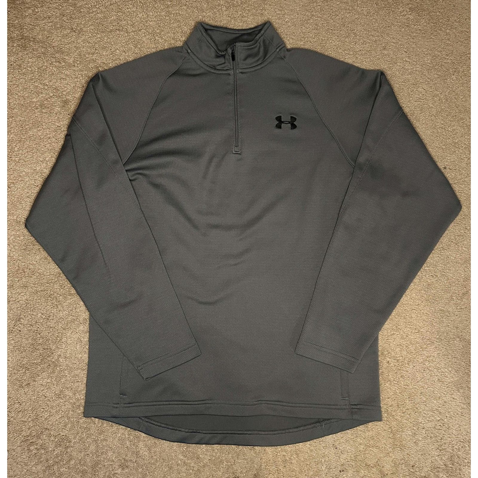 Under Armour Under Armour Tech Quarter-Zip Long Sleeve T-Shirt Gray M Size US M / EU 48-50 / 2 - 2 Thumbnail