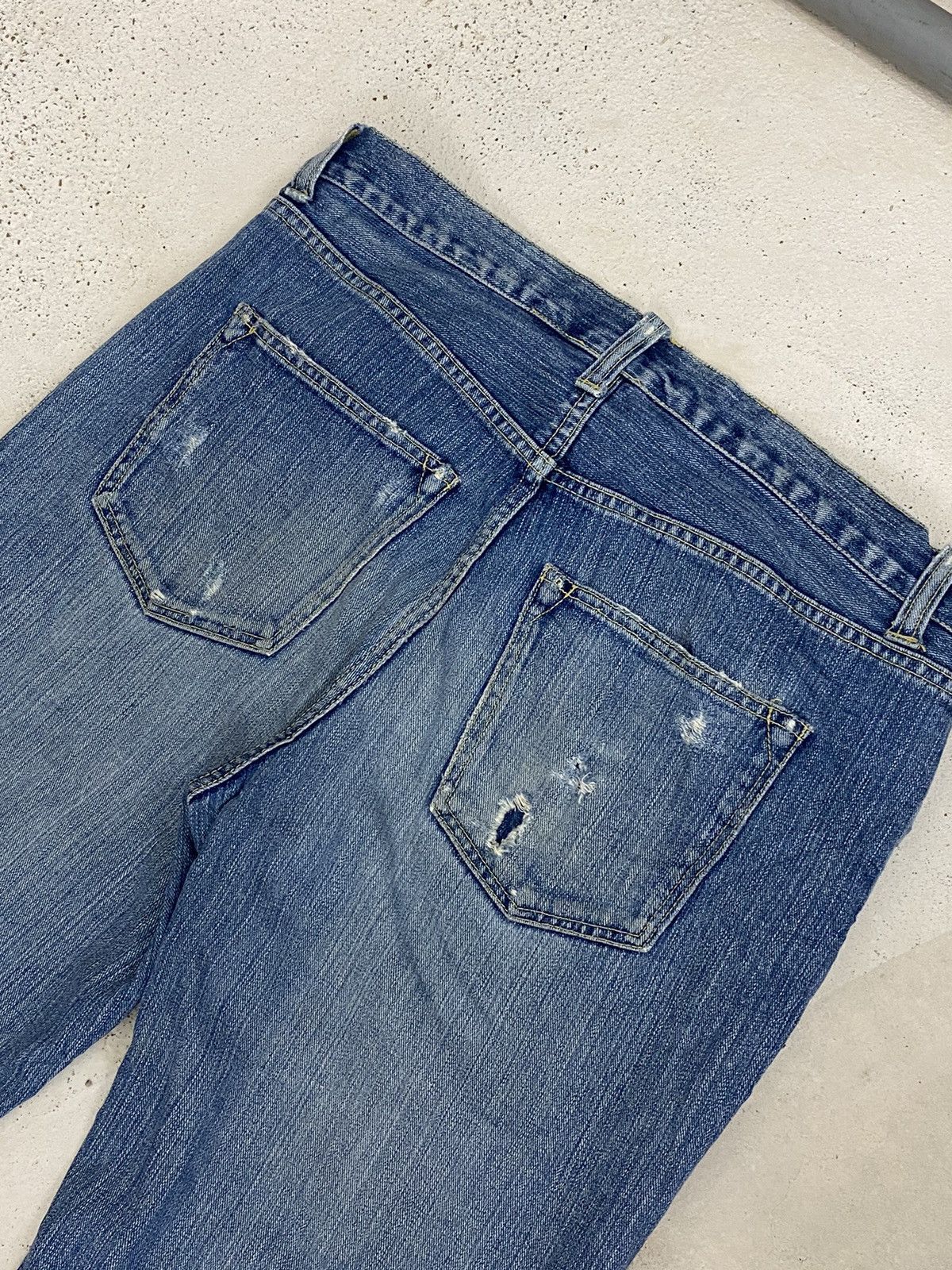 If Six Was Nine Universal Jean Ripped Distressed Art Patch Straight Cut Size US 34 / EU 50 - 10 Thumbnail
