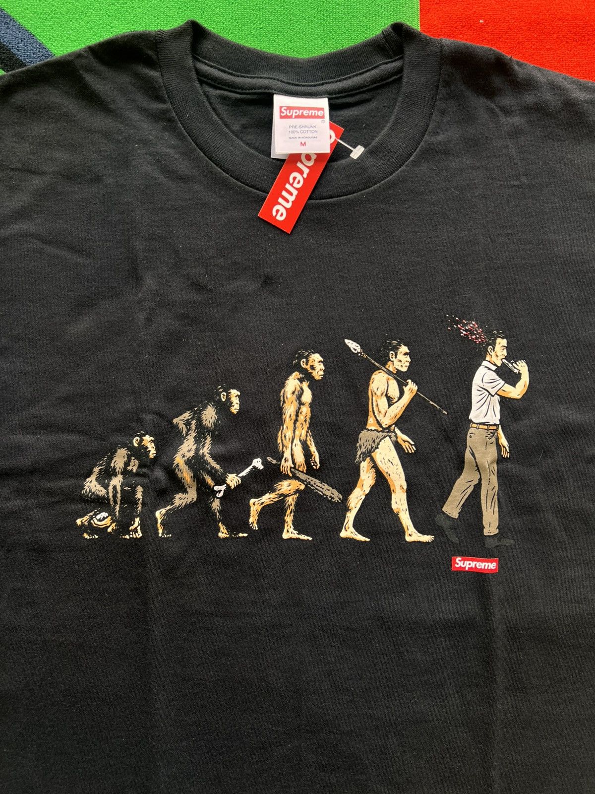 Supreme Supreme Evolution Tee Black M ape human t-shirt primitive Size US M / EU 48-50 / 2 - 11 Thumbnail
