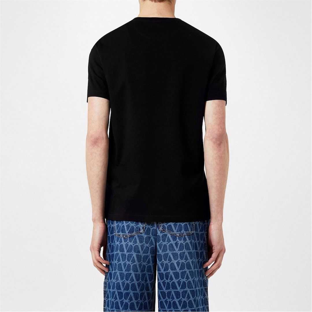 Valentino o1g2r1mq0526 V-logo T-Shirt in Black Size US S / EU 44-46 / 1 - 3 Thumbnail