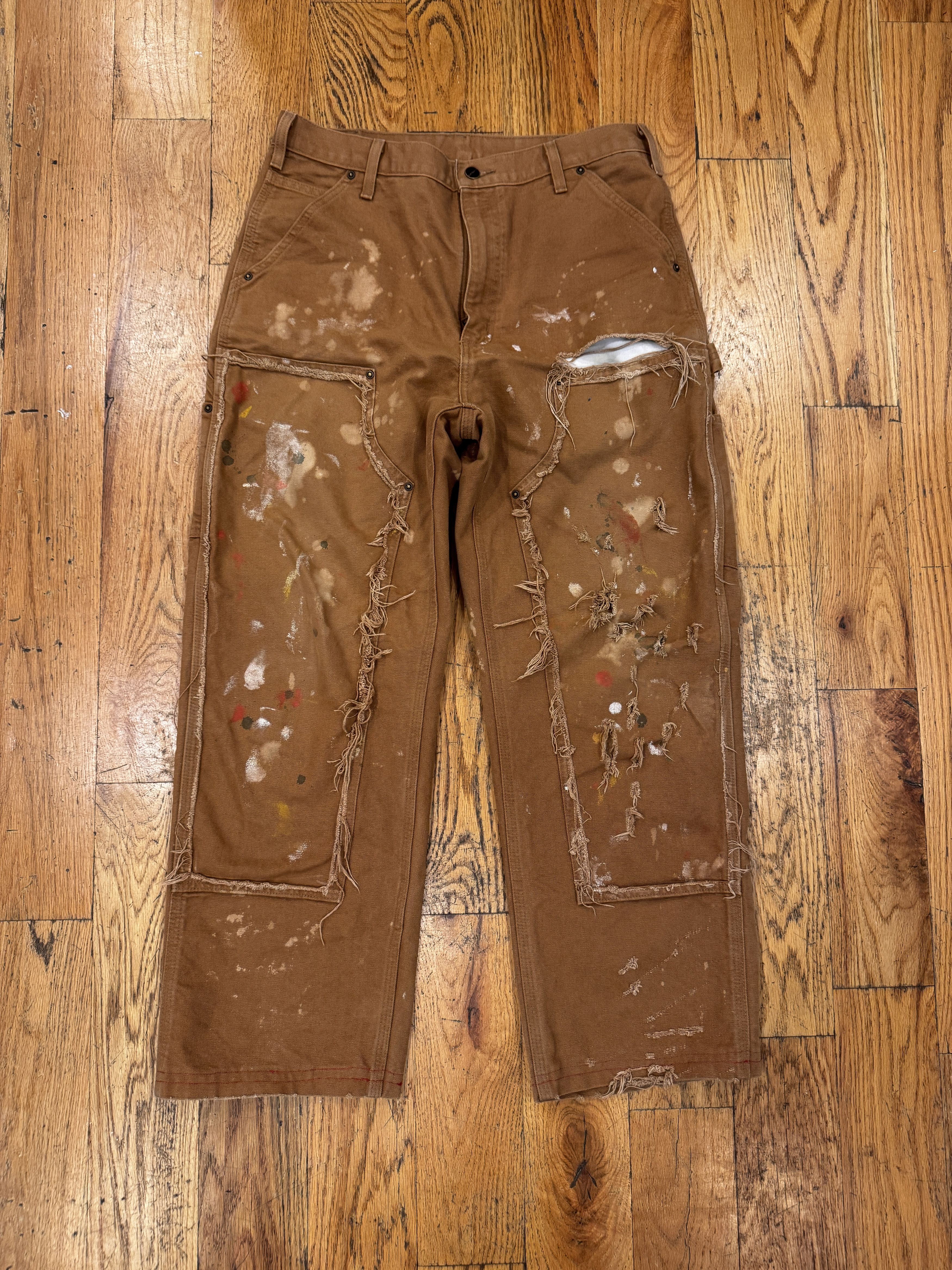 Carhartt Custom tan double knees Size US 34 / EU 50 - 1 Thumbnail
