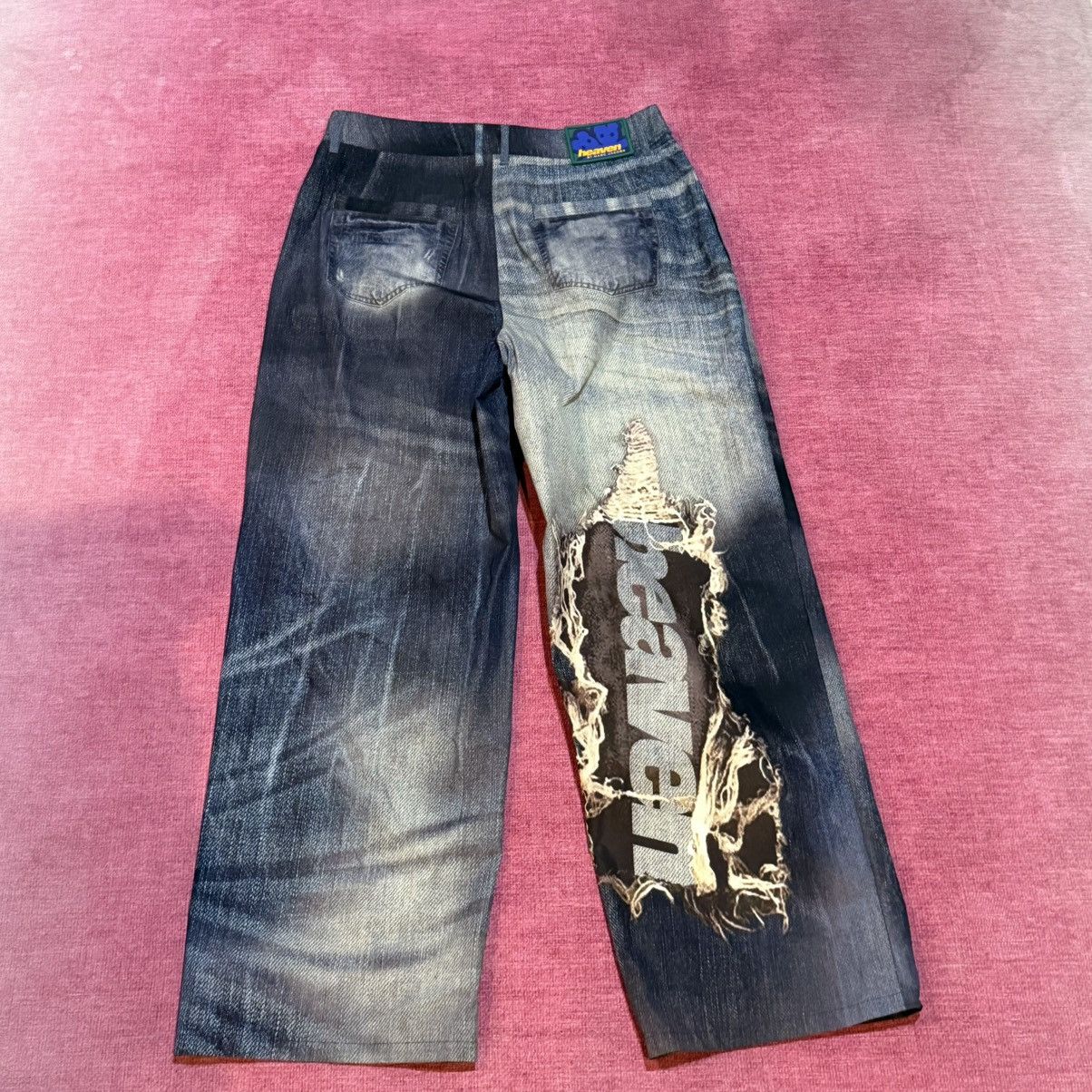 Heaven by Marc Jacobs Heaven Marc Jacobs x Bladee Printed Jeans Size US 32 / EU 48 - 2 Thumbnail