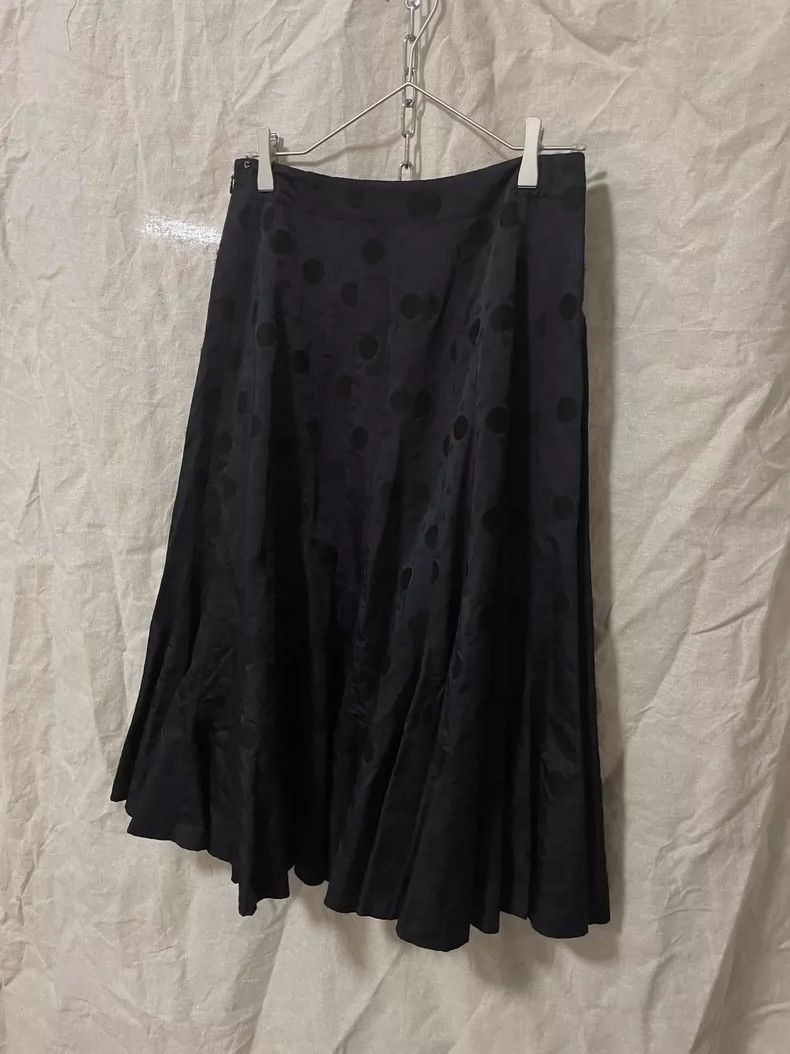 Comme des Garcons Comme Des Garcons size M Black polka-dot trefoil jacquard Size 24" / US 00 / IT 34 - 3 Thumbnail