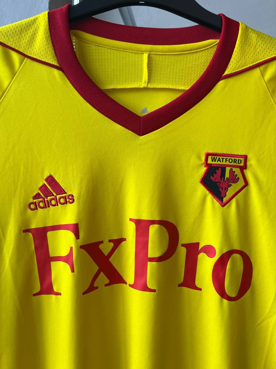 Adidas 2017/18 WATFORD FC HOME SOCCER JERSEY FOOTBALL SHIRT ADIDAS Size US XL / EU 56 / 4 - 3 Thumbnail