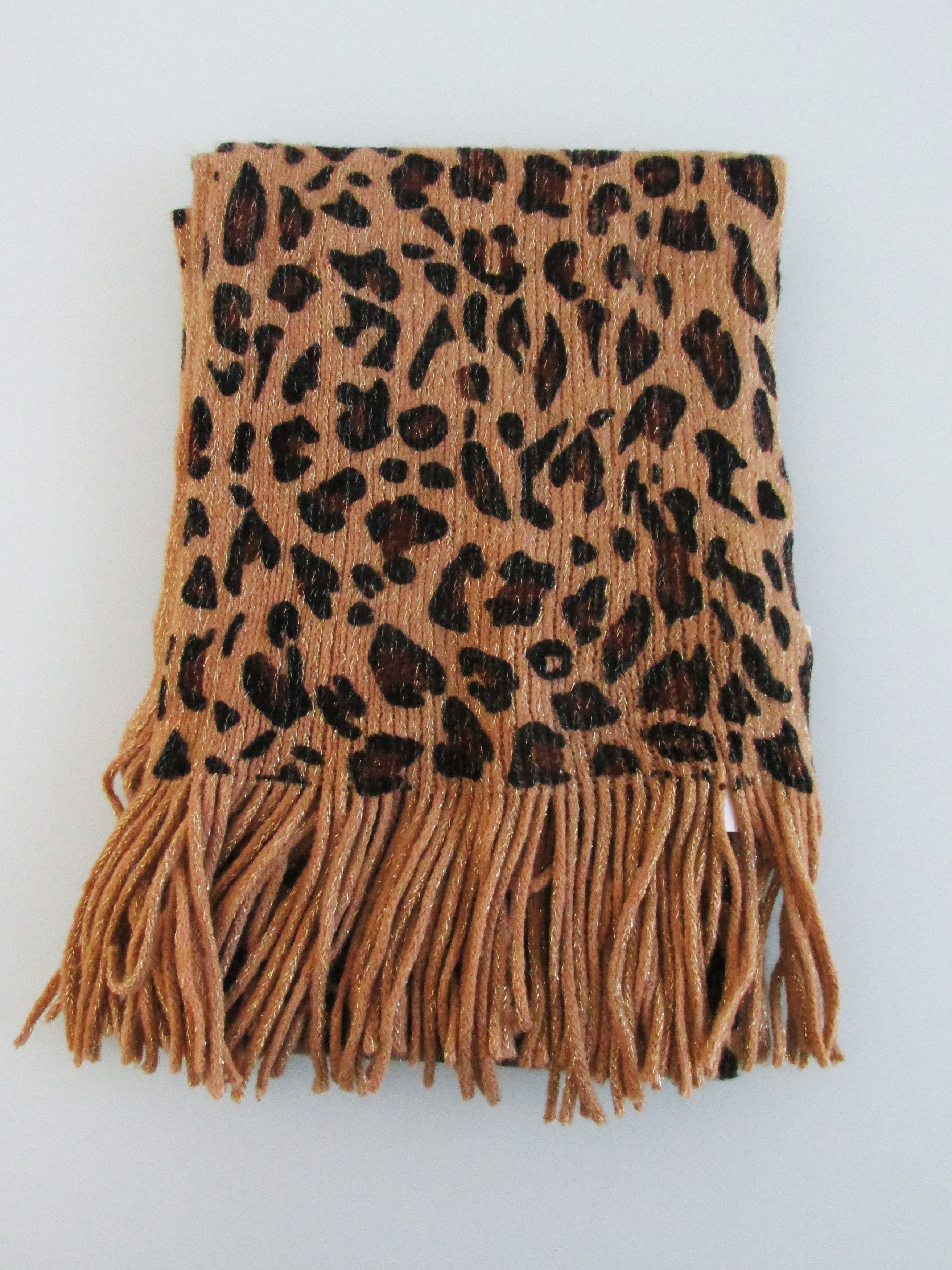 Other Cejon (NWT) Women's Animal Print Knit Scarf Size ONE SIZE - 1 Thumbnail