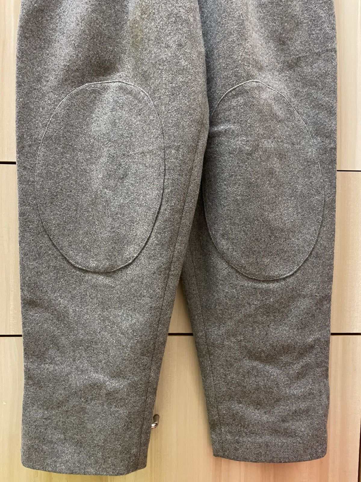 Comme des Garcons Vtg 90s CDG Women's Knee Patch Wool Pants Size 26" / US 2 / IT 38 - 4 Thumbnail