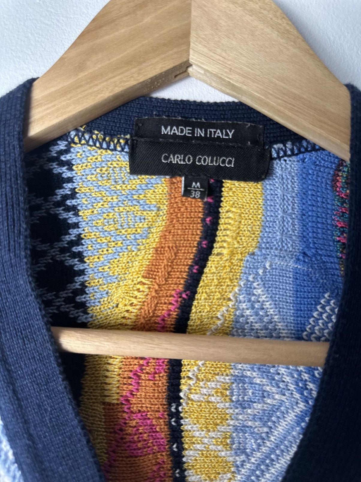 Carlo Colucci Unique cardigan fancy multicolor luxury carlo colucci Size M / US 6-8 / IT 42-44 - 4 Thumbnail