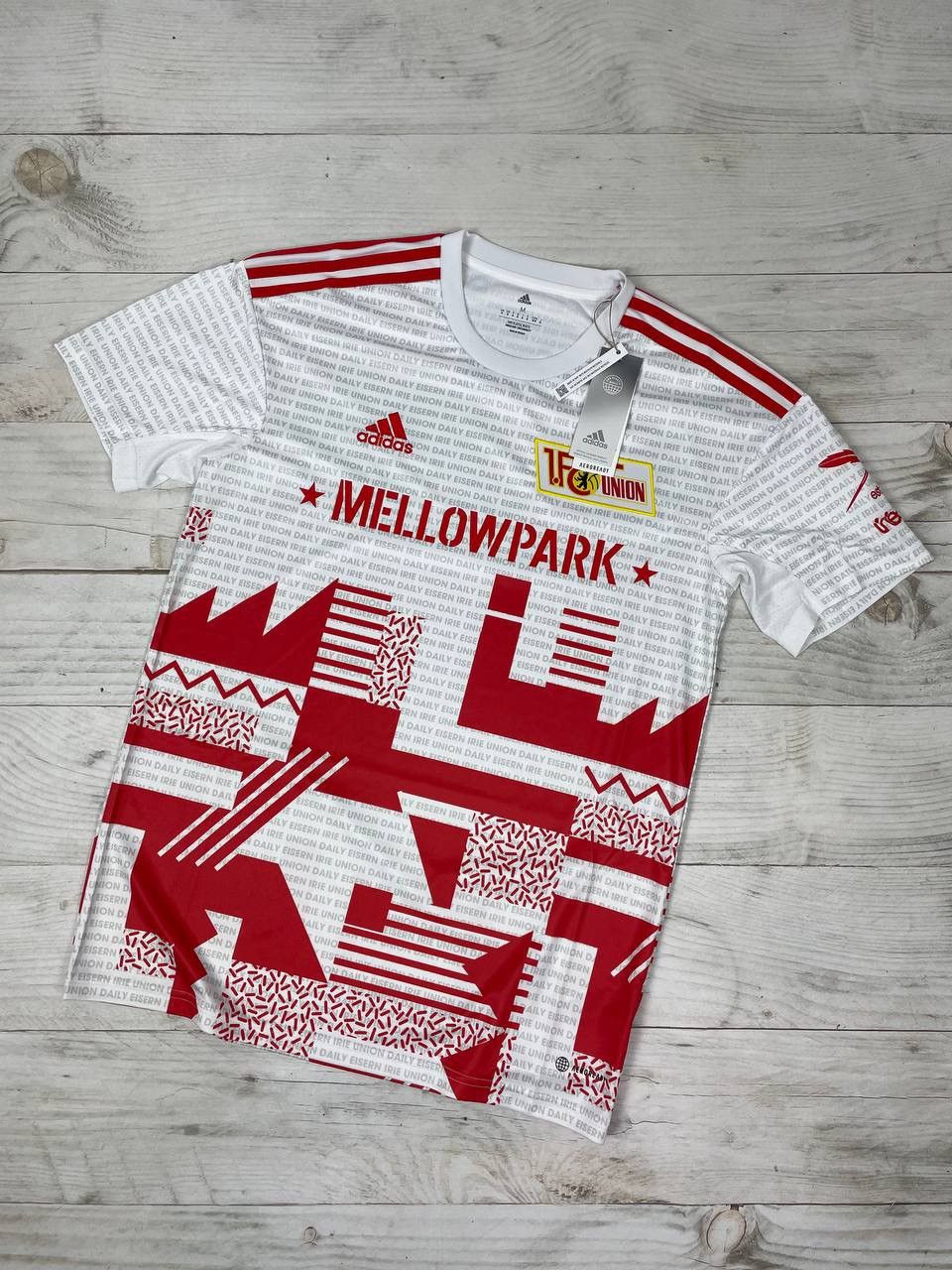 image of Adidas Union Berlin 2022 2023 Fourth Shirt Soccer Jersey in White, Men's (Size Medium)