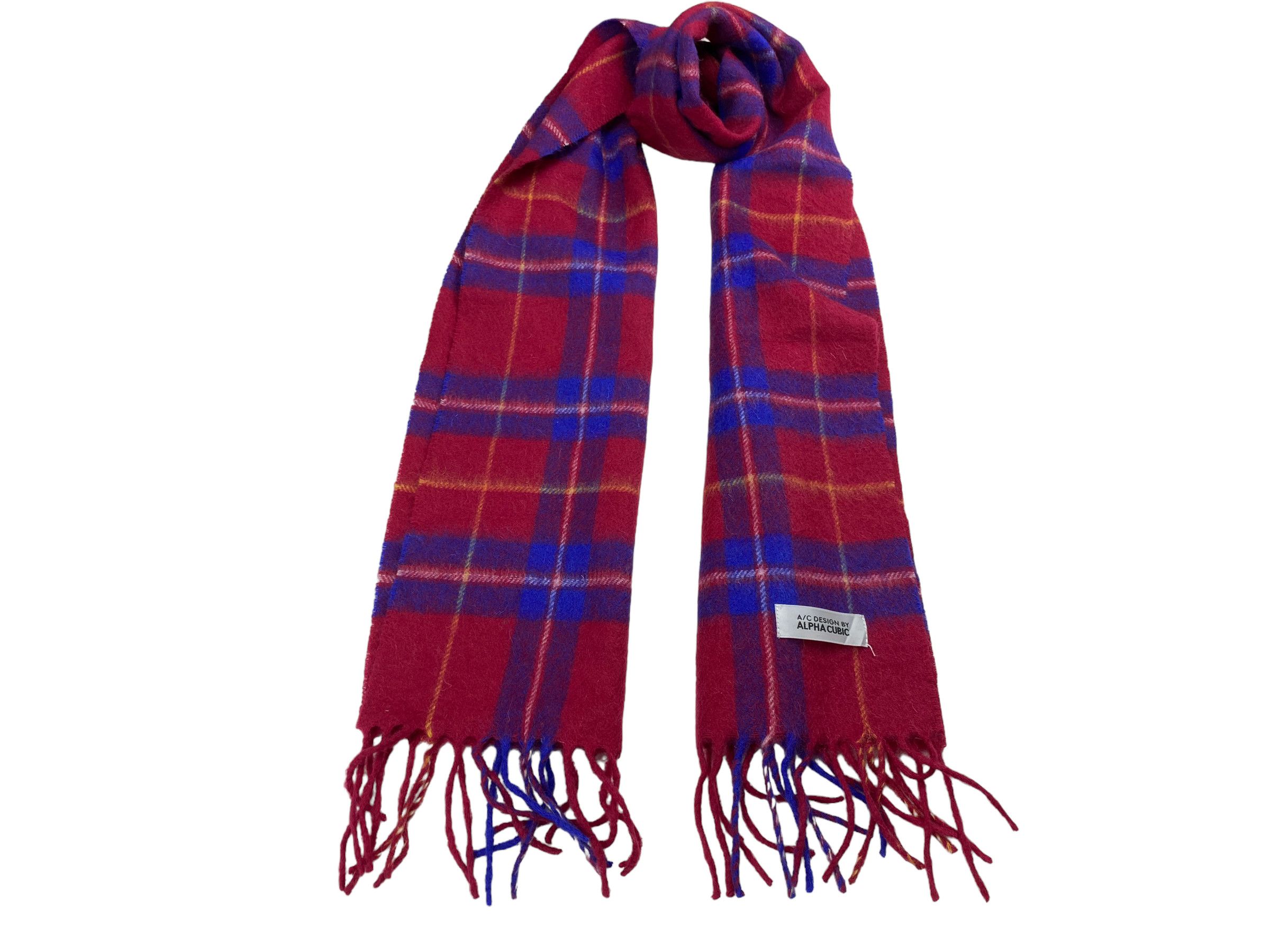 Vintage Alpha Cubic scarf Checkered Vintage Scarves Size ONE SIZE - 1 Thumbnail