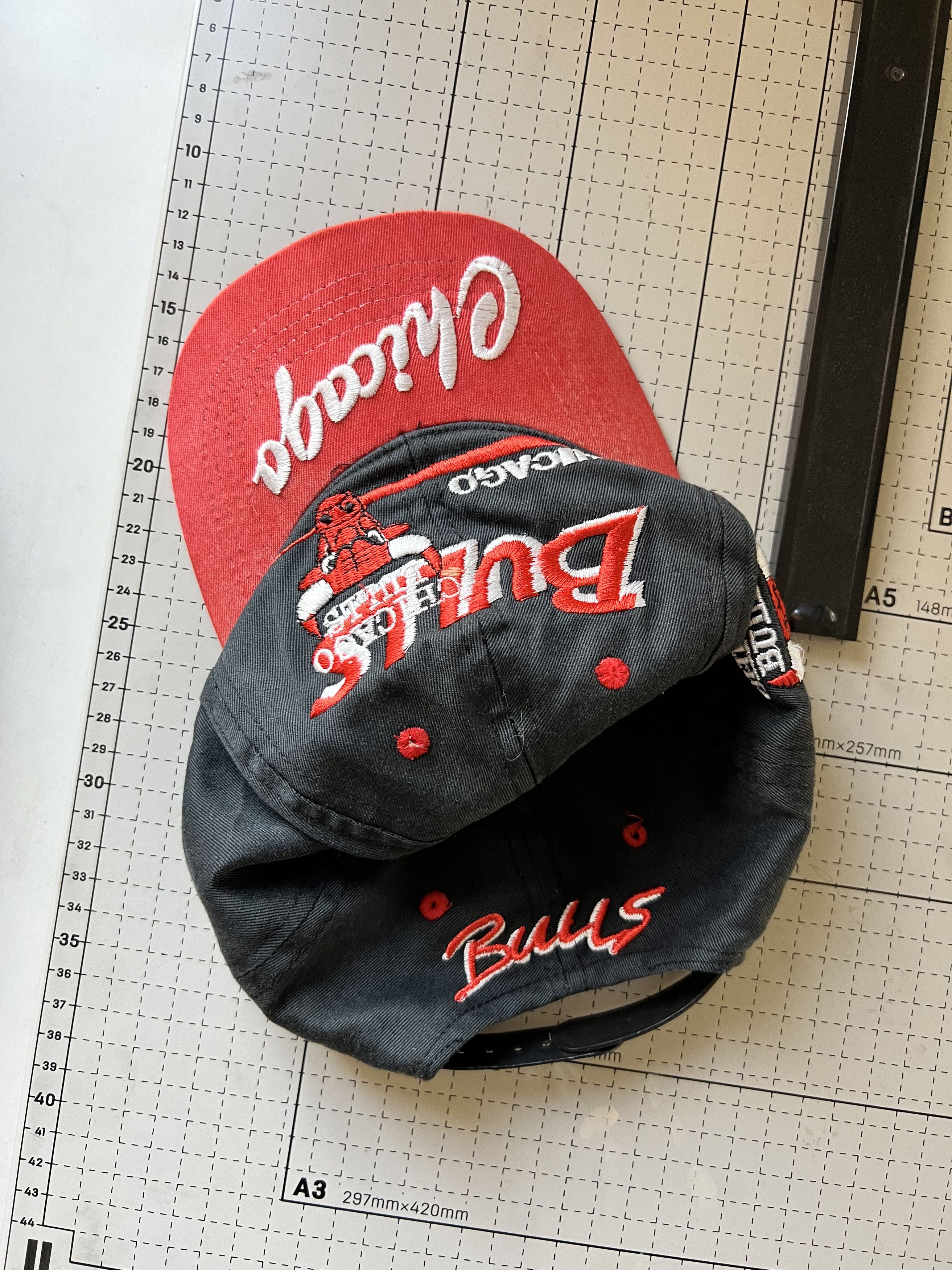 NBA Chicago Bulls Vintage American US Trucker 1990s Dad Era Size ONE SIZE - 3 Thumbnail