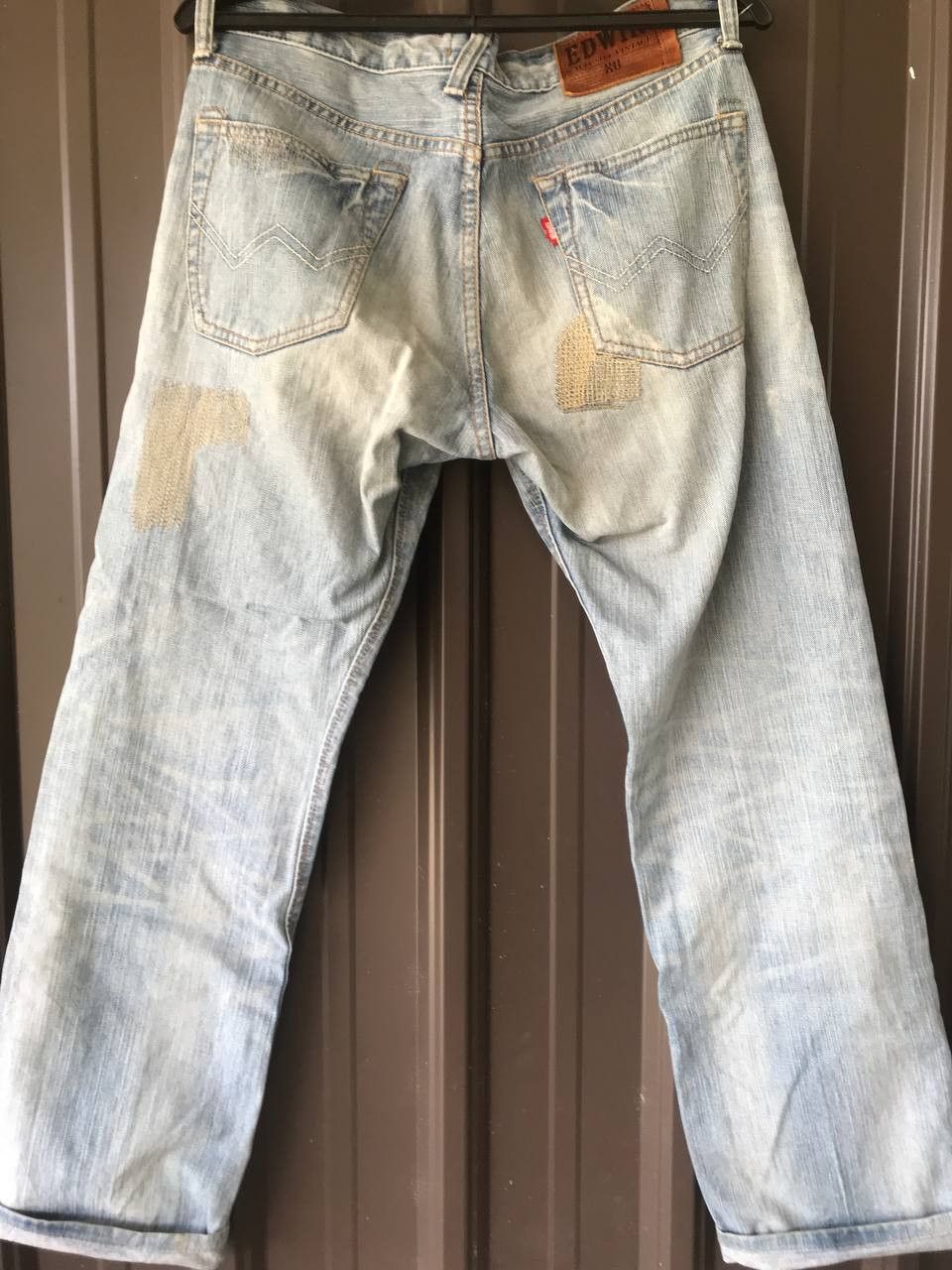 Japanese Brand Edwin Lot 403XV Wash Patchwork Denim Kapital Inspired Size US 30 / EU 46 - 5 Thumbnail
