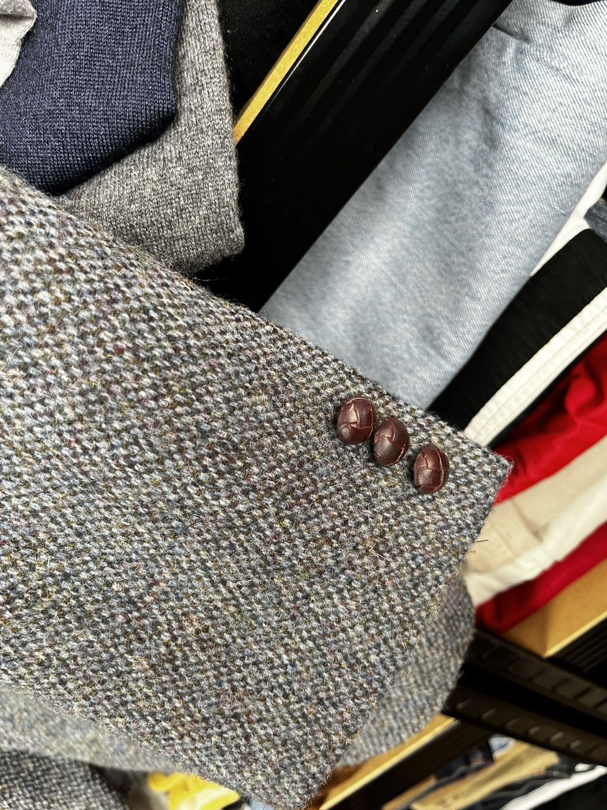 Harris Tweed × Vintage harris tweed blazer jacket size 40r Size 40R - 4 Thumbnail