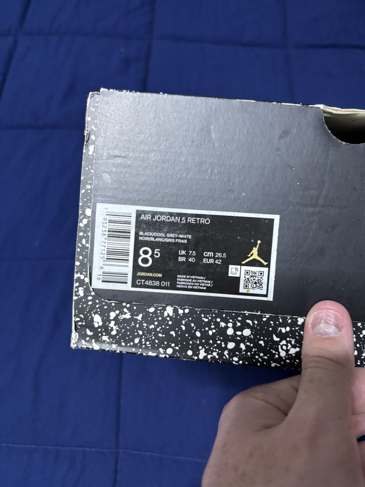 Jordan Brand Jordan 5 Retro Oreo 2021 Size 8.5 Size US 8.5 / EU 41-42 - 9 Thumbnail