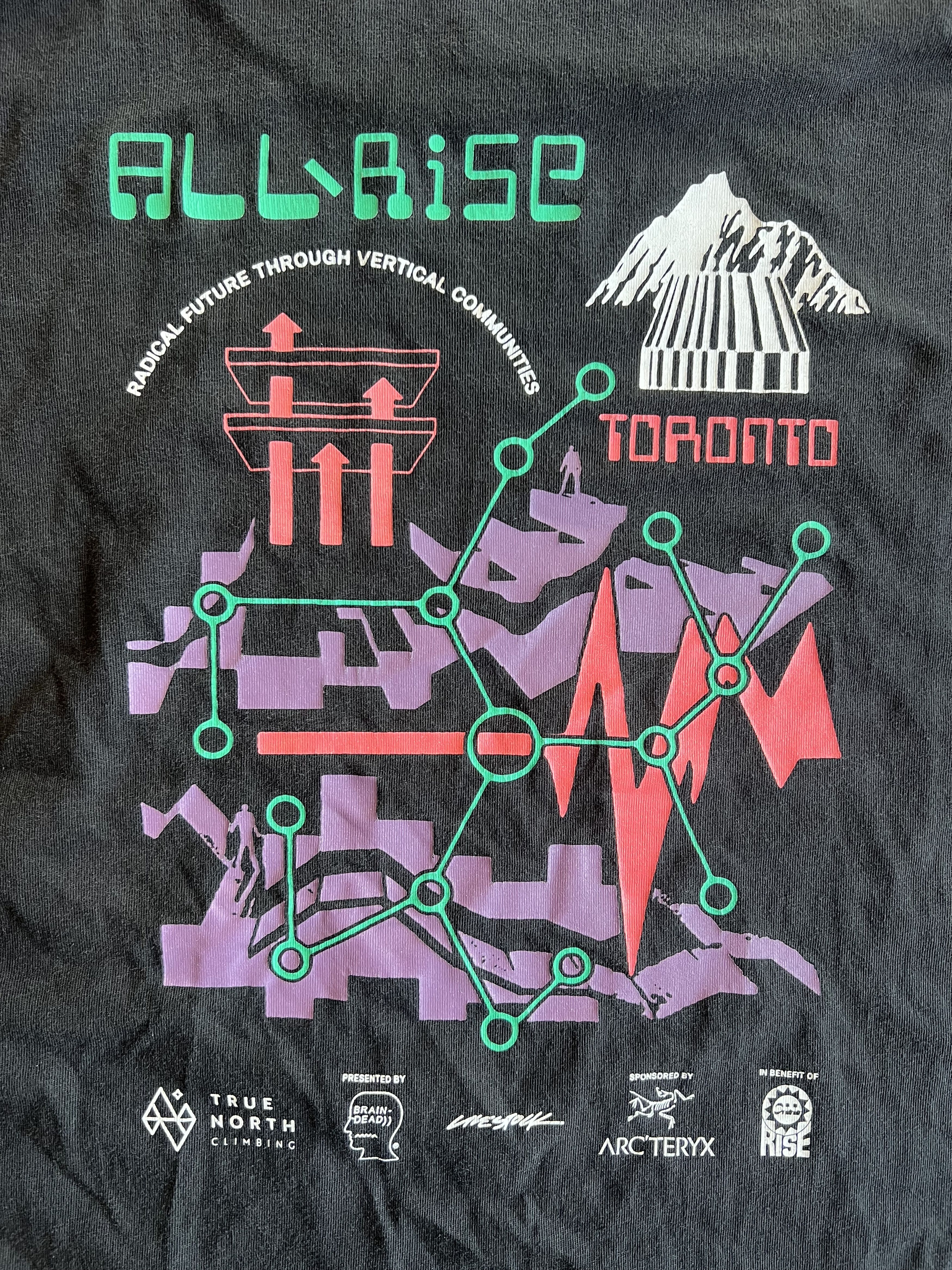 Arc'teryx × Brain Dead Brain Dead x Arc'teryx All Rise Toronto T-Shirt / Gorpcore Size US XL / EU 56 / 4 - 6 Thumbnail
