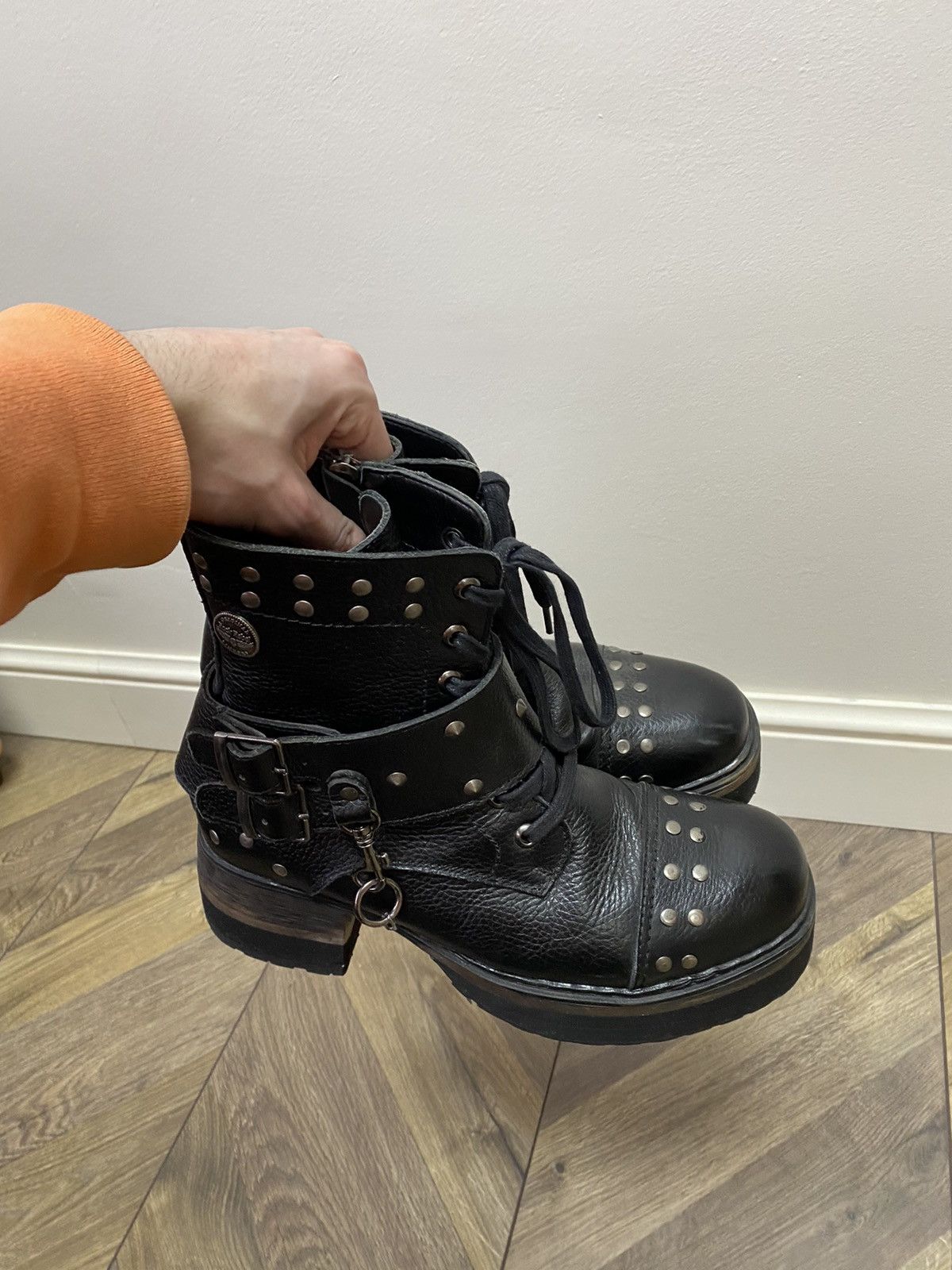Rock & Republic × Vintage Vintage Rock Rebel Archival Punk Boots Size US 7 / EU 40 - 12 Thumbnail