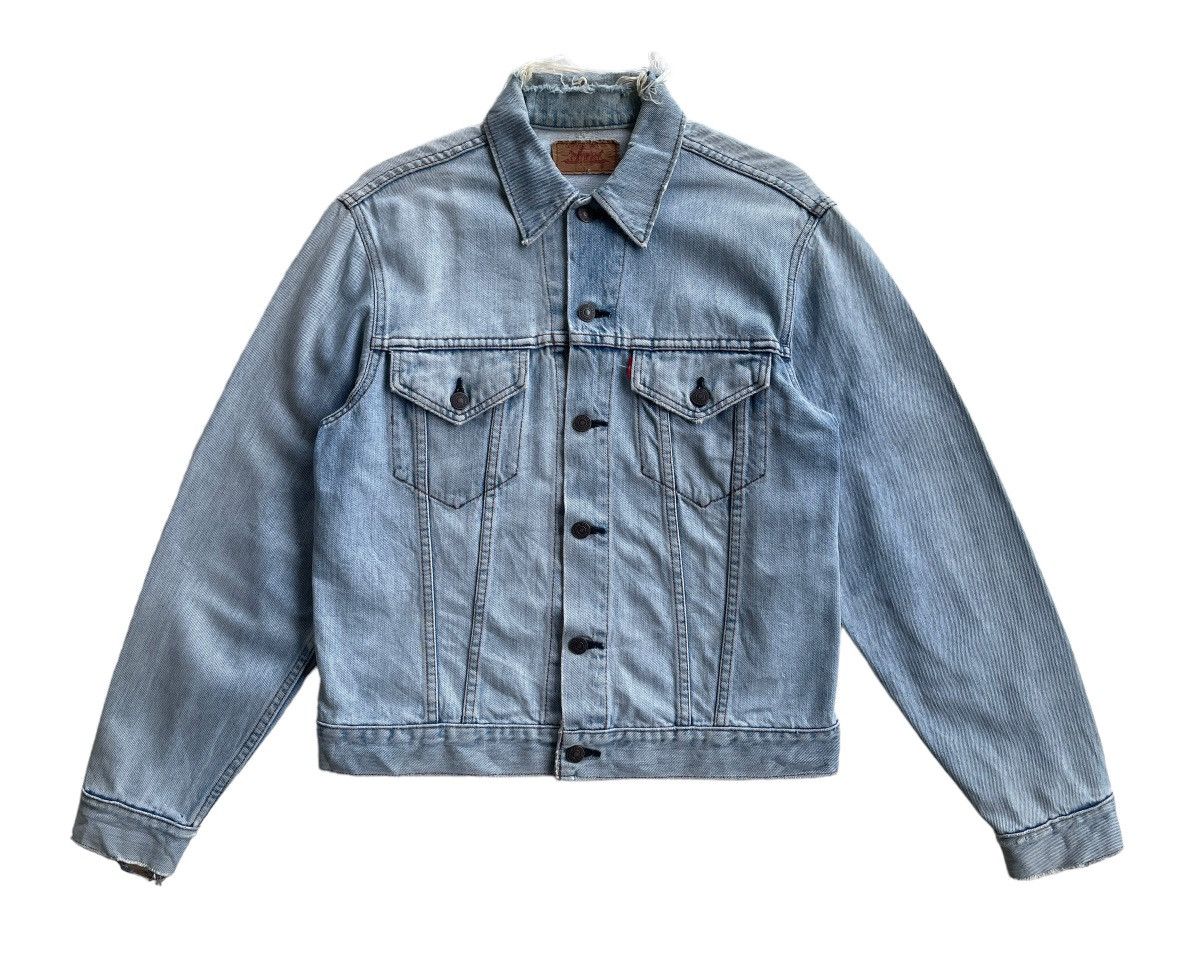 Levi's Vintage Clothing Vintage Levis J02 Distressed Trucker Denim Jacket Size US M / EU 48-50 / 2 - 2 Thumbnail