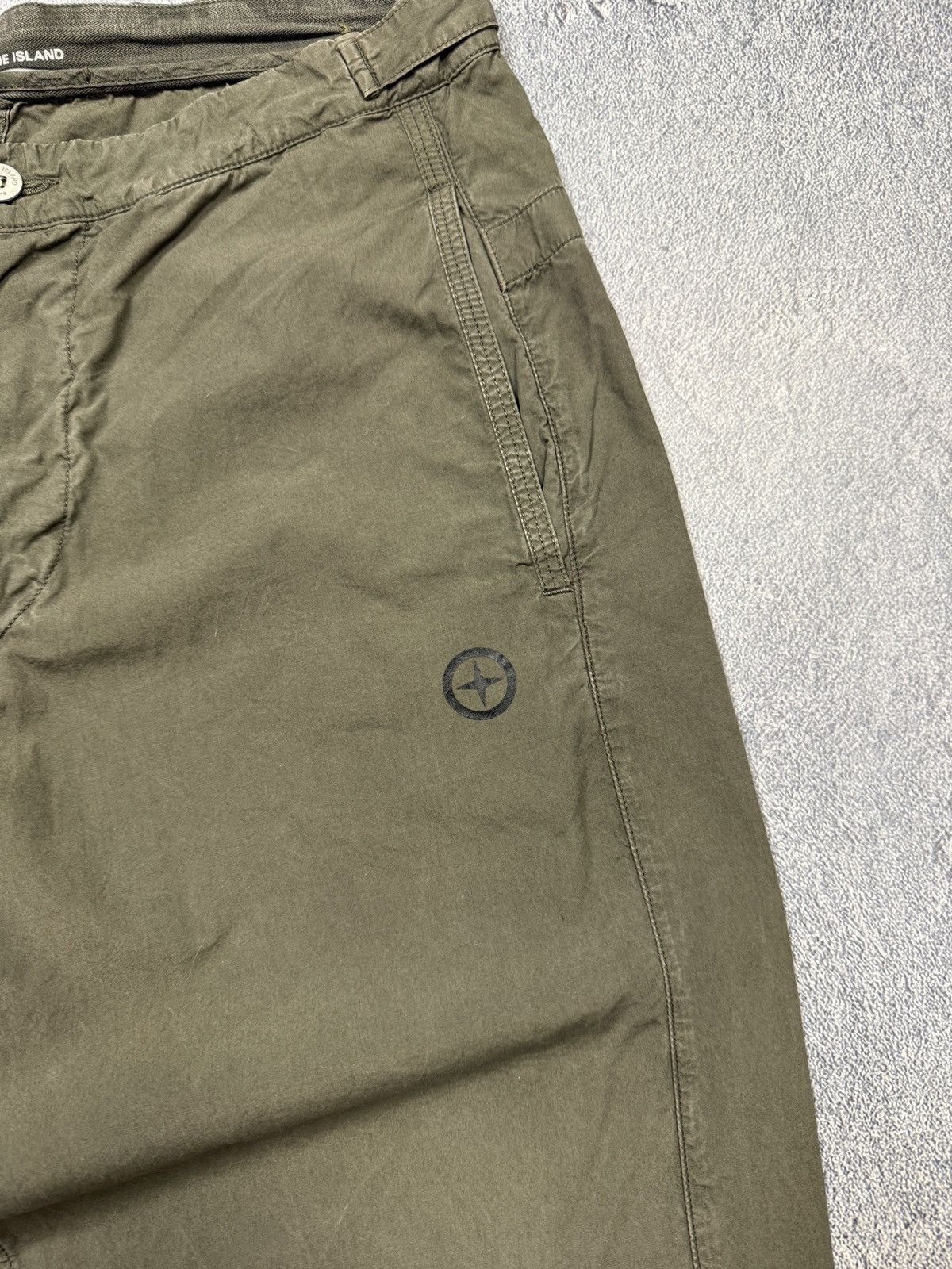 Stone Island Stone Island Denim Crazy Cargo Baggy Pants Japanese Style Size US 33 - 4 Thumbnail