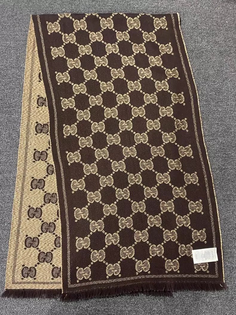 Gucci Gucci Double-sided full-print scarf 2506-Nextarrow Size ONE SIZE - 1 Thumbnail