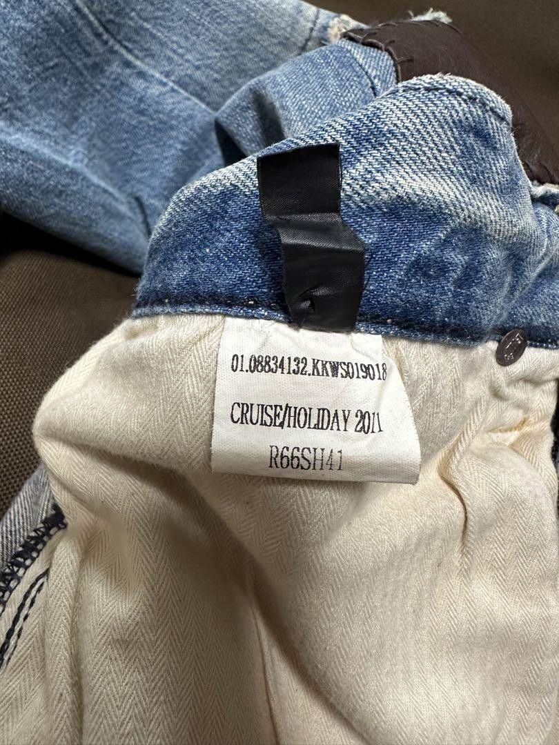 Polo Ralph Lauren POLO RALPH LAUREN Damaged Denim Patchwork Pants Size US 33 - 6 Thumbnail