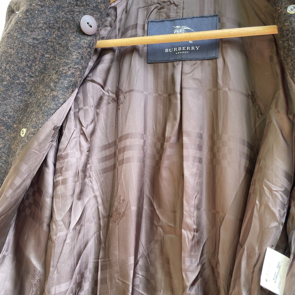Burberry Burberrys Wool Double Collar Long Coat Belted Jacket Size M / US 6-8 / IT 42-44 - 9 Thumbnail