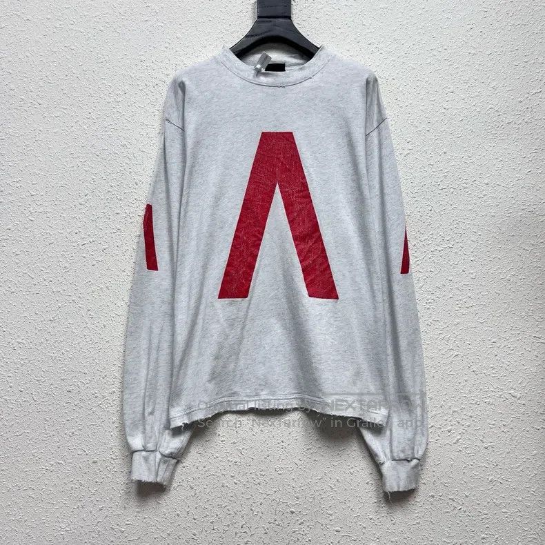 Balenciaga Balenciaga Distressed Grey Long Sleeve Size US XS / EU 42 / 0 - 1 Thumbnail