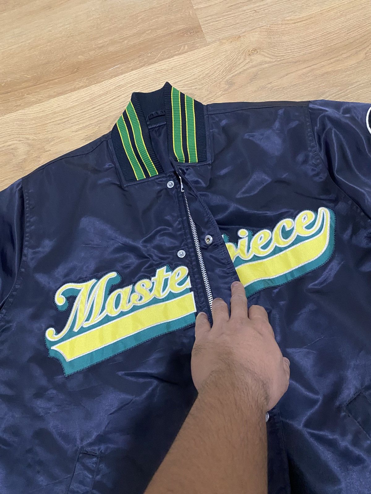 MasterPiece Rare!!! Masterpiece Nylon Stadium Jacket 90s 00s Size US L / EU 52-54 / 3 - 7 Thumbnail