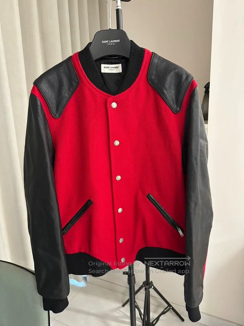 Saint Laurent Paris Saint Laurent Paris Baseball jacket Size US L / EU 52-54 / 3 - 1 Thumbnail
