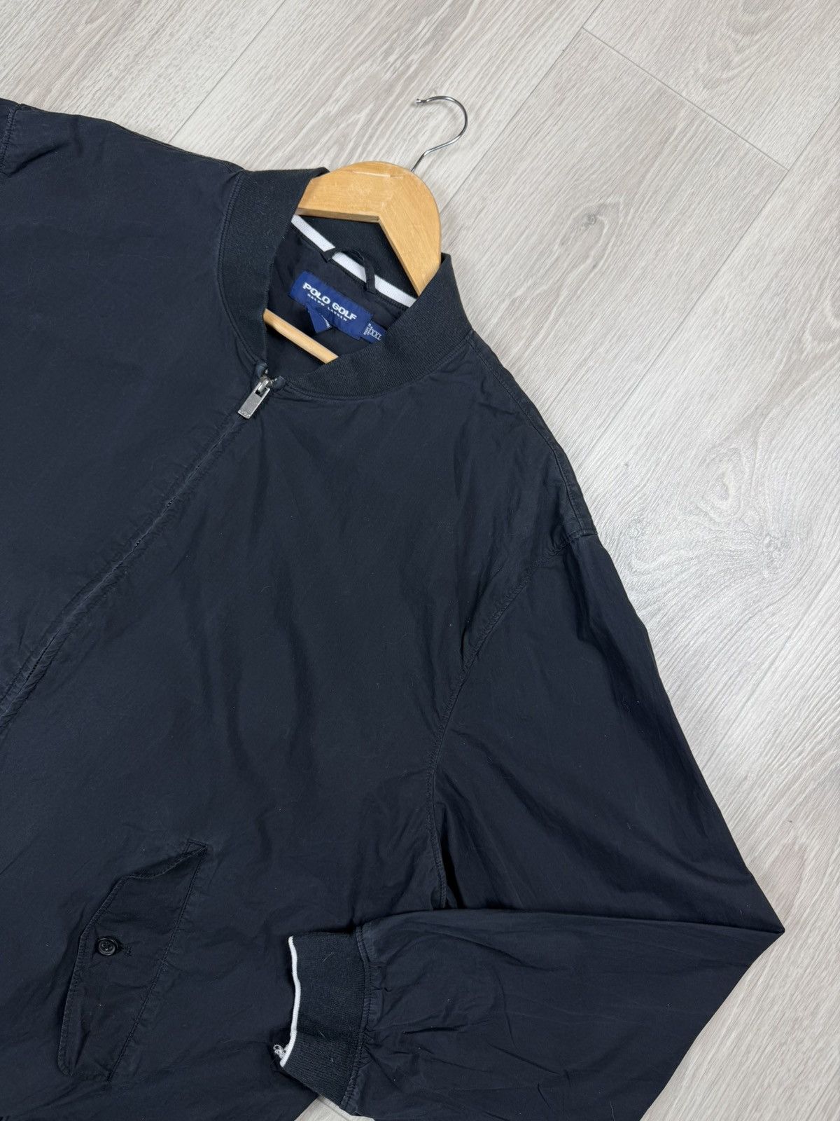 Polo Ralph Lauren Vintage Polo Golf Ralph Lauren Black Distressed Jacket Size US XXL / EU 58 / 5 - 2 Thumbnail