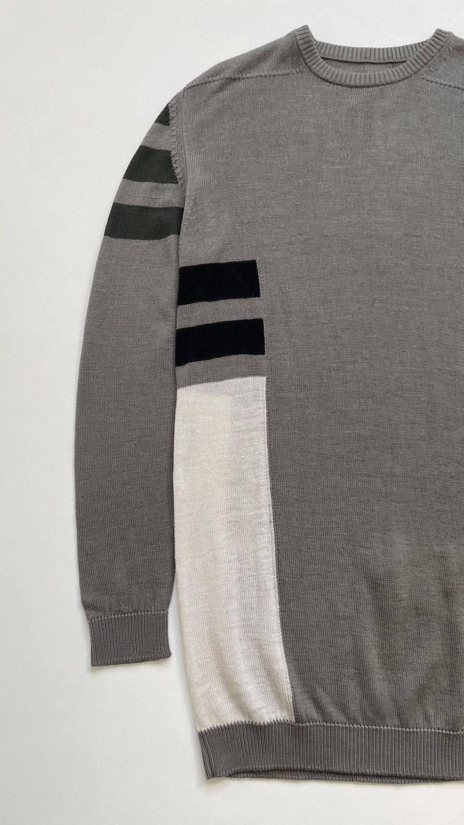 Rick Owens S/S 20 ‘Tecuatl’ Panelled Wool Sweater Size US M / EU 48-50 / 2 - 7 Thumbnail