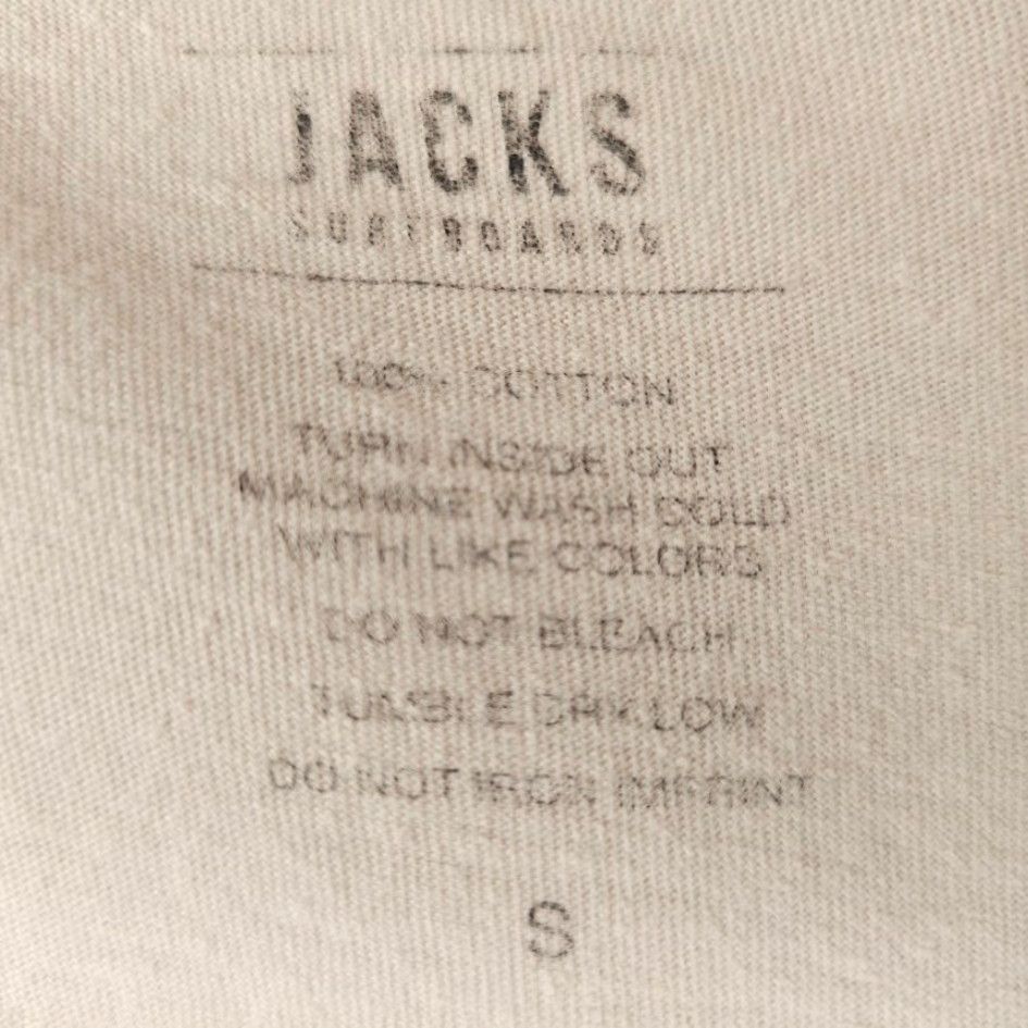 Vintage Jacks Surfboards T Shirt Mens Size Small Beige Surfer Surfing Retro Design California Surf Surfboard Surfer Surfing T-Shirt Men Size US S / EU 44-46 / 1 - 6 Thumbnail