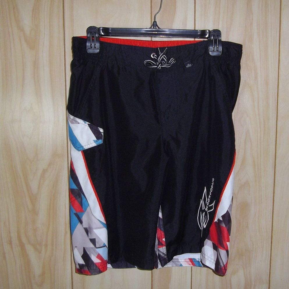 Other ZeroXposur Geometric Striped Boys Swin Trunks L Size US 32 / EU 48 - 1 Thumbnail