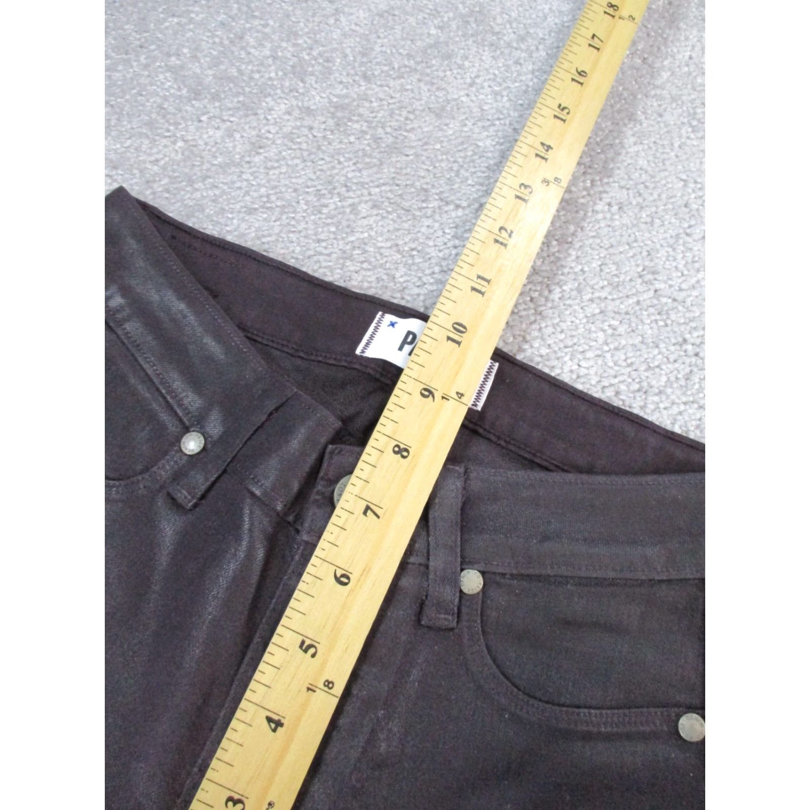 Paige Paige Verdugo Jeans Womens 26 Dark Purple Coated Denim Skinny Paige Jeans Women 26 Purple Skinny Verdugo Dark Purple 90s? Size 26" / US 2 / IT 38 - 6 Thumbnail