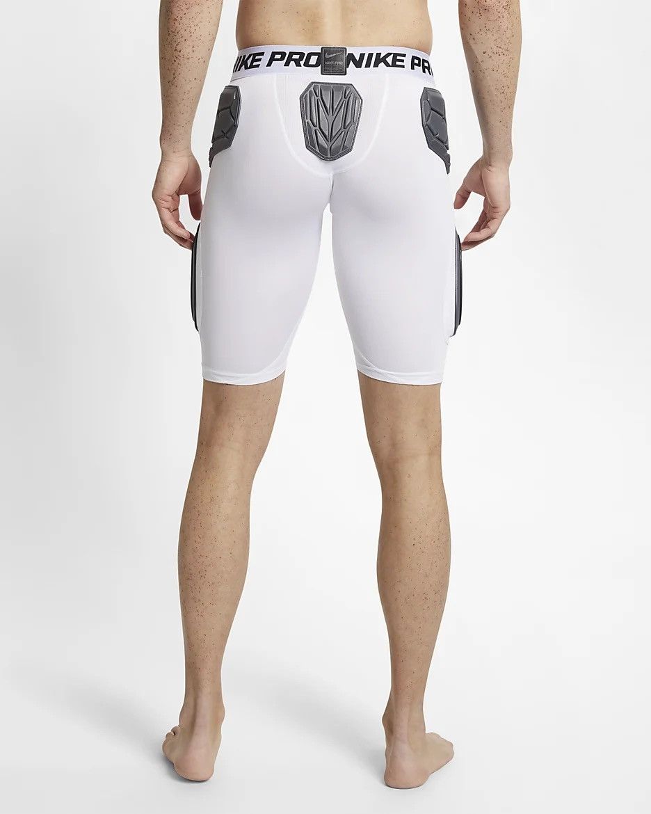 Nike Nike Pro HyperStrong Football Padded Shorts White/Black Size US 30 / EU 46 - 4 Thumbnail