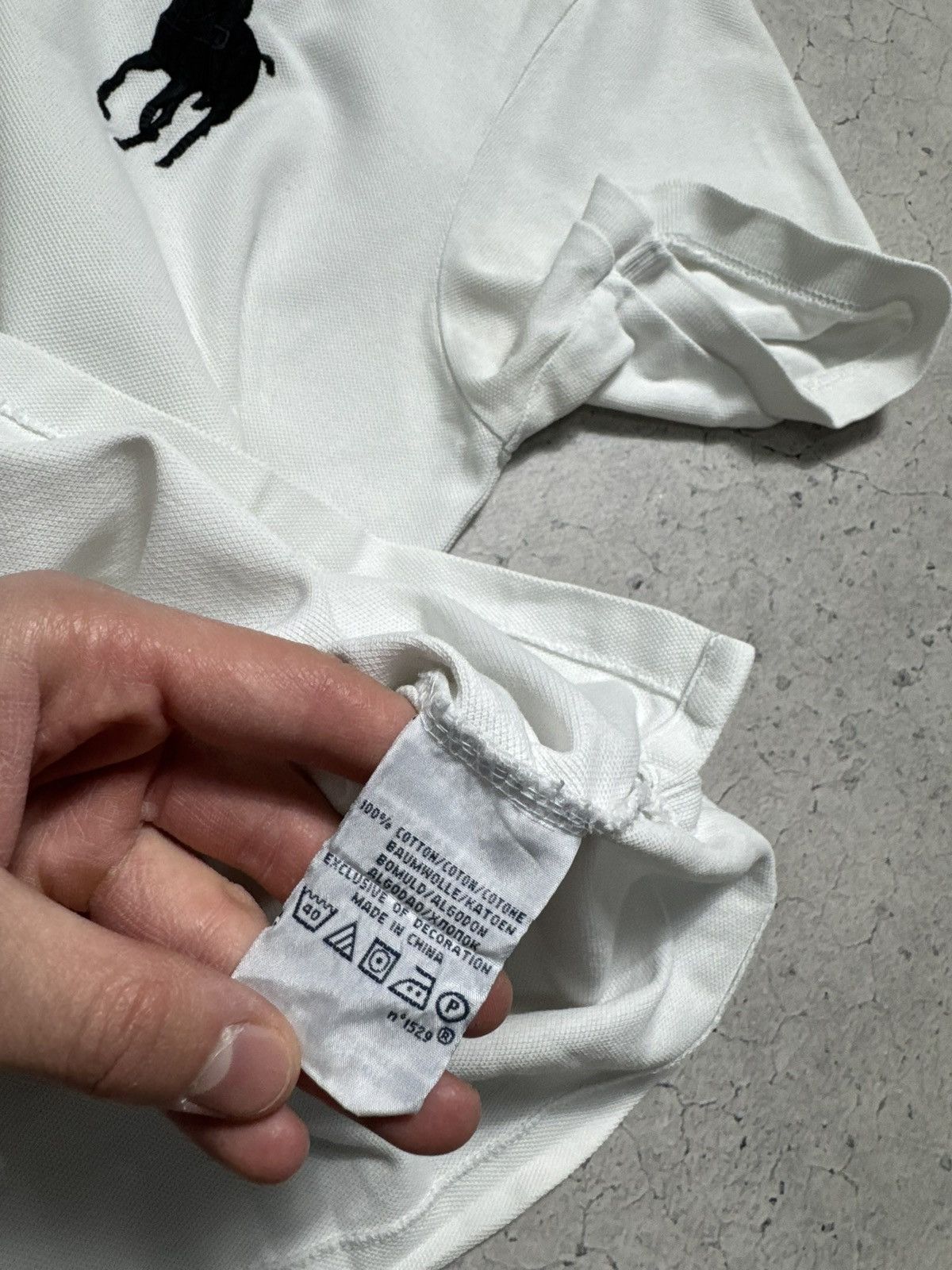 Polo Ralph Lauren Polo Ralph Lauren Big Pony Polo Shirt PRL Y2K White Vintage Size US XL / EU 56 / 4 - 7 Thumbnail