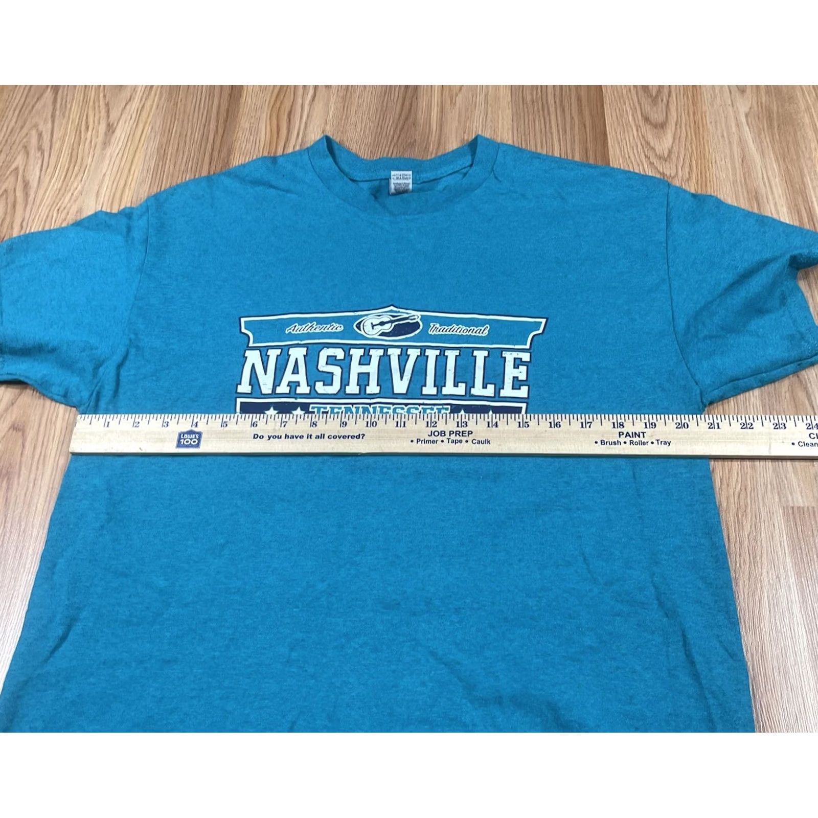 Gildan Gildan T-Shirt Adults L Large Heavy Cotton Blend Nashville Tennessee Blue Size US L / EU 52-54 / 3 - 5 Thumbnail