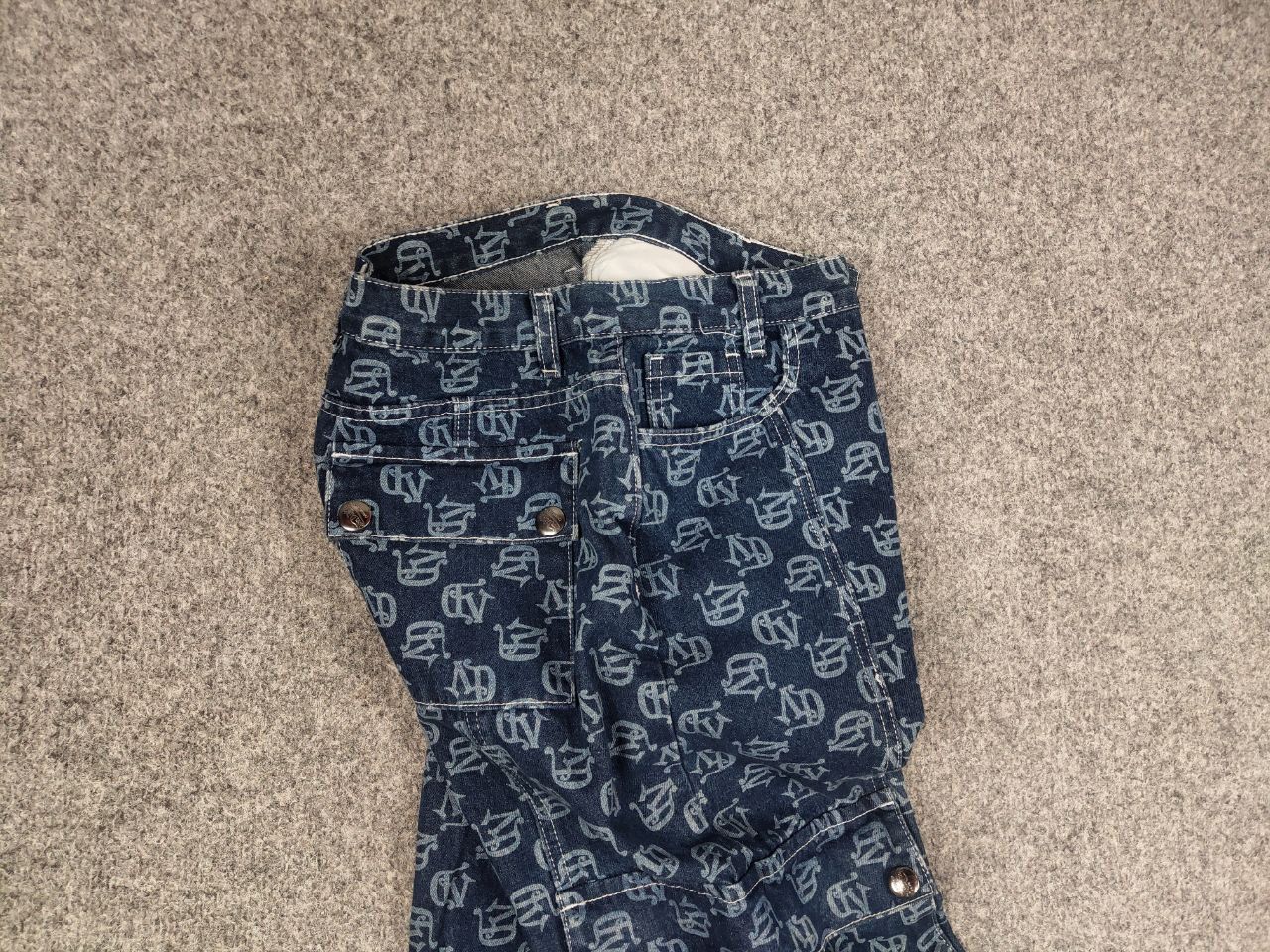 Von Dutch Vintage Von Dutch Y2K Print Cargo Baggy Bomdage Jeans Size US 30 / EU 46 - 14 Thumbnail