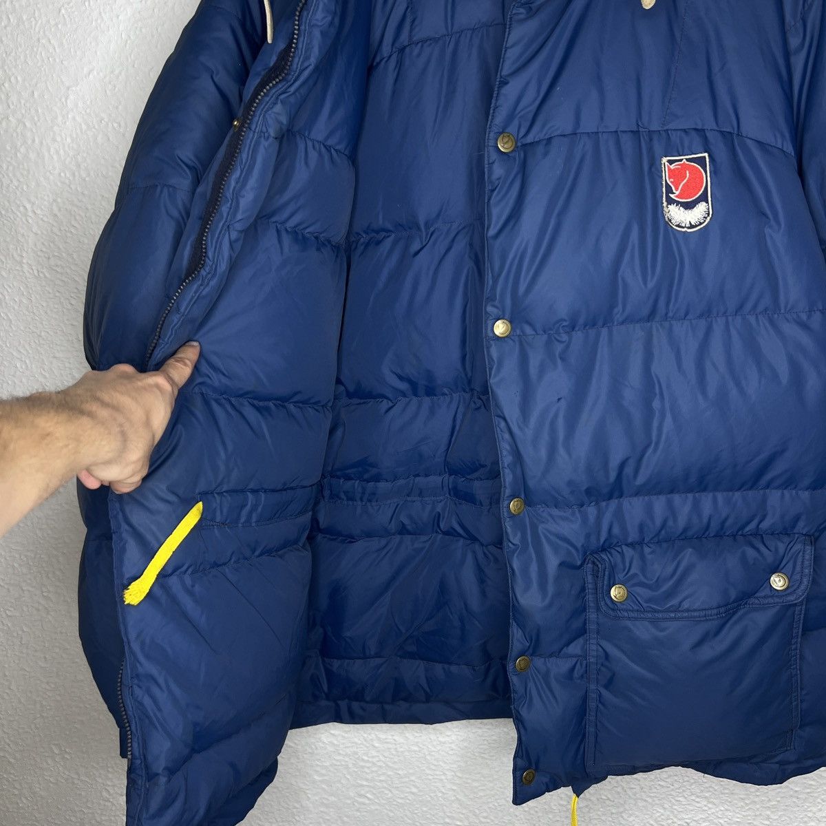 Fjallraven Fjallraven Vintage Puffer Goose Down Winter Jacket Navy Logo Size US L / EU 52-54 / 3 - 8 Thumbnail