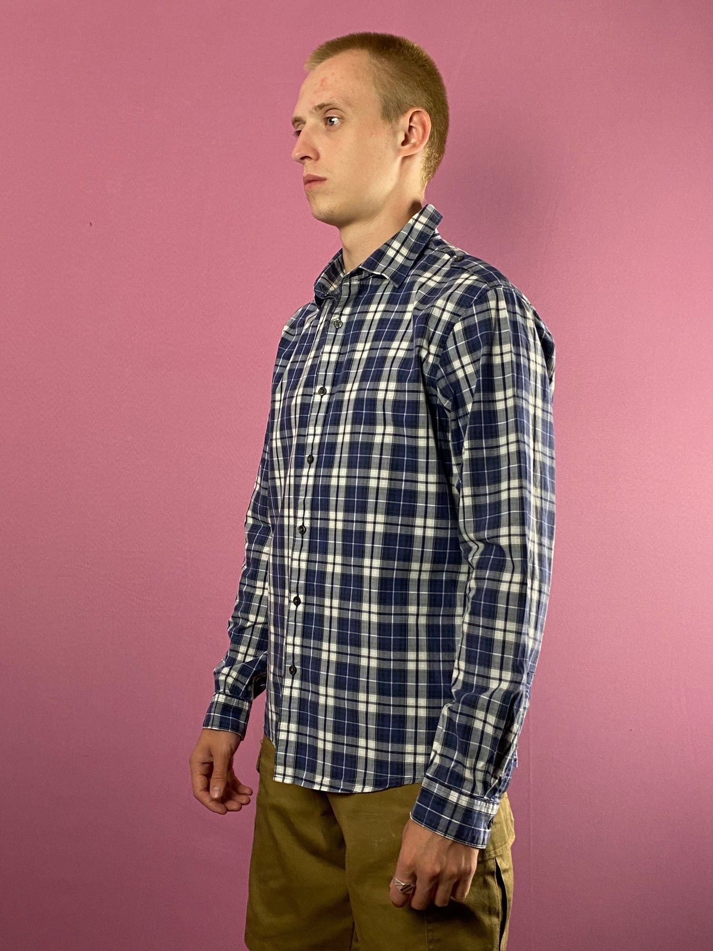 Michael Kors × Vintage Michael Kors Vintage Men's Plaid Shirt - M Size US M / EU 48-50 / 2 - 1 Thumbnail