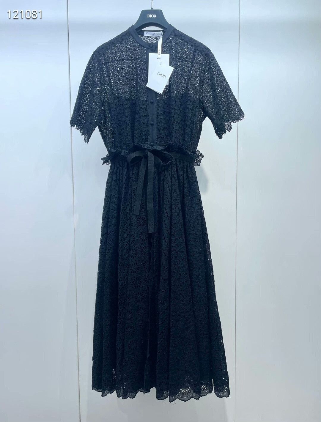 Dior Dior Cotton Lace Strappy Dress Size XS / US 0-2 / IT 36-38 - 1 Thumbnail