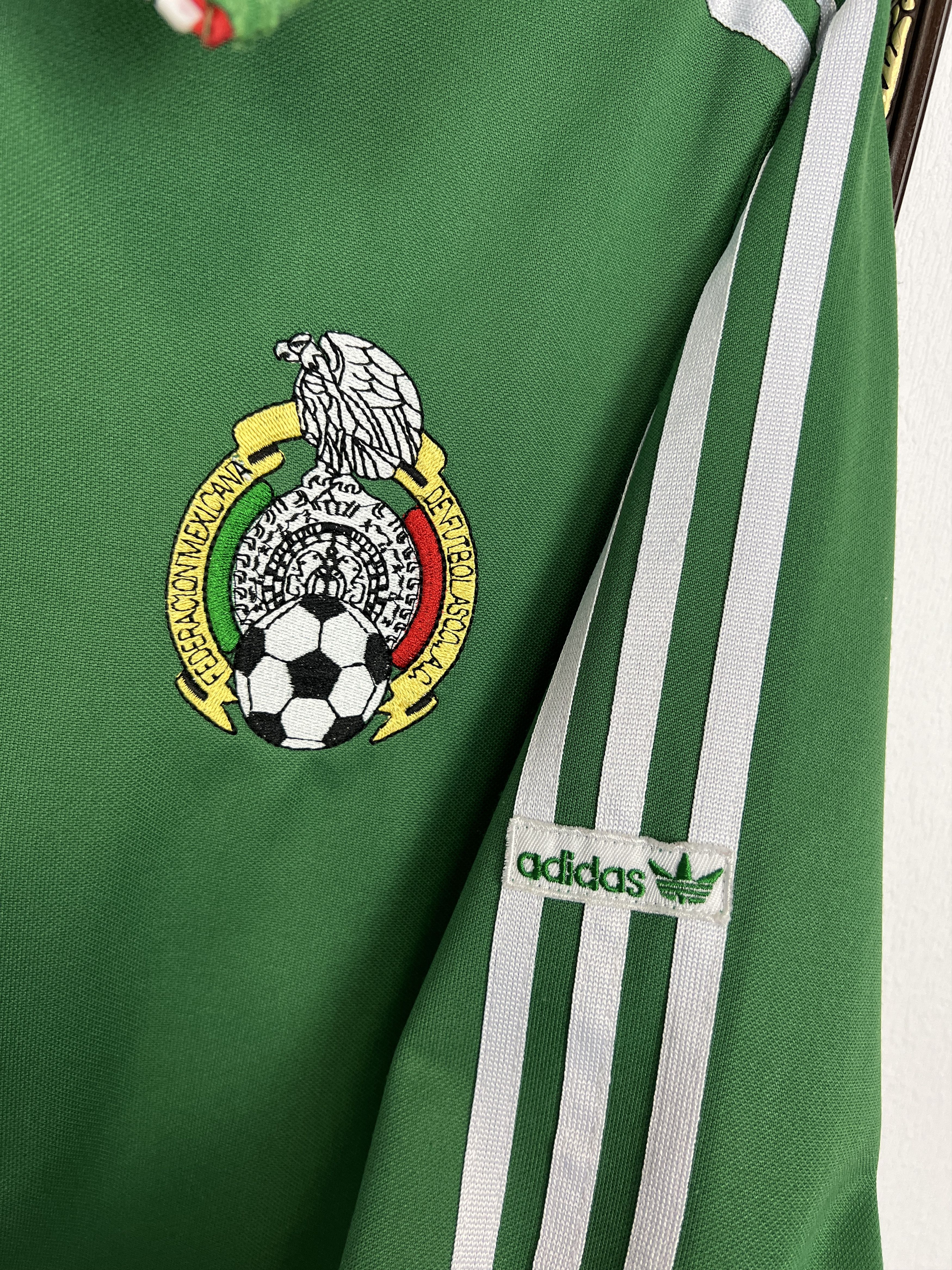Adidas Vintage Adidas Originals Mexico World Cup Football Jacket Size US M / EU 48-50 / 2 - 4 Thumbnail