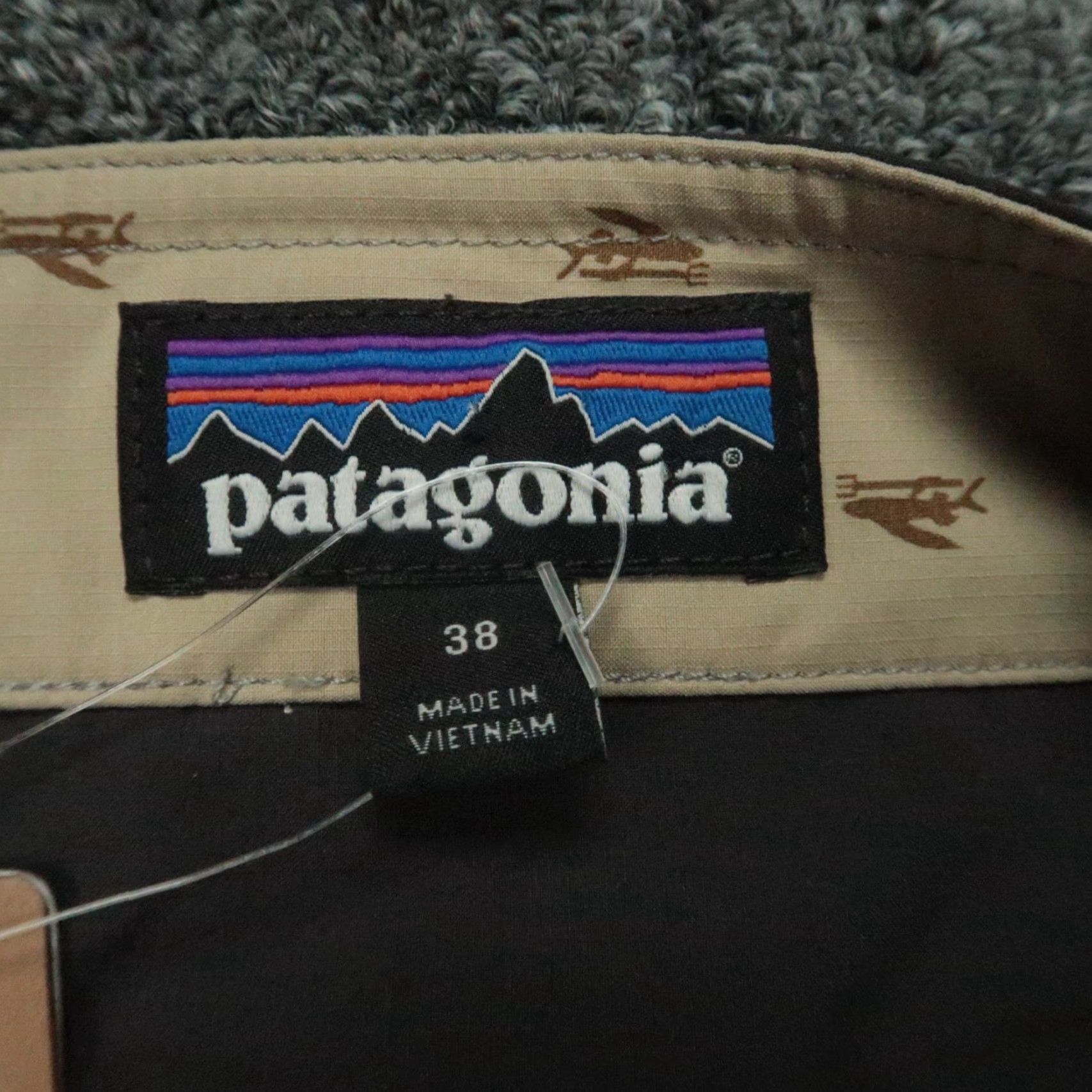 Patagonia Patagonia Board Shorts Men 38 Red Gray Stretch Planing Ikat Fish NWT Size US 38 / EU 54 - 3 Thumbnail