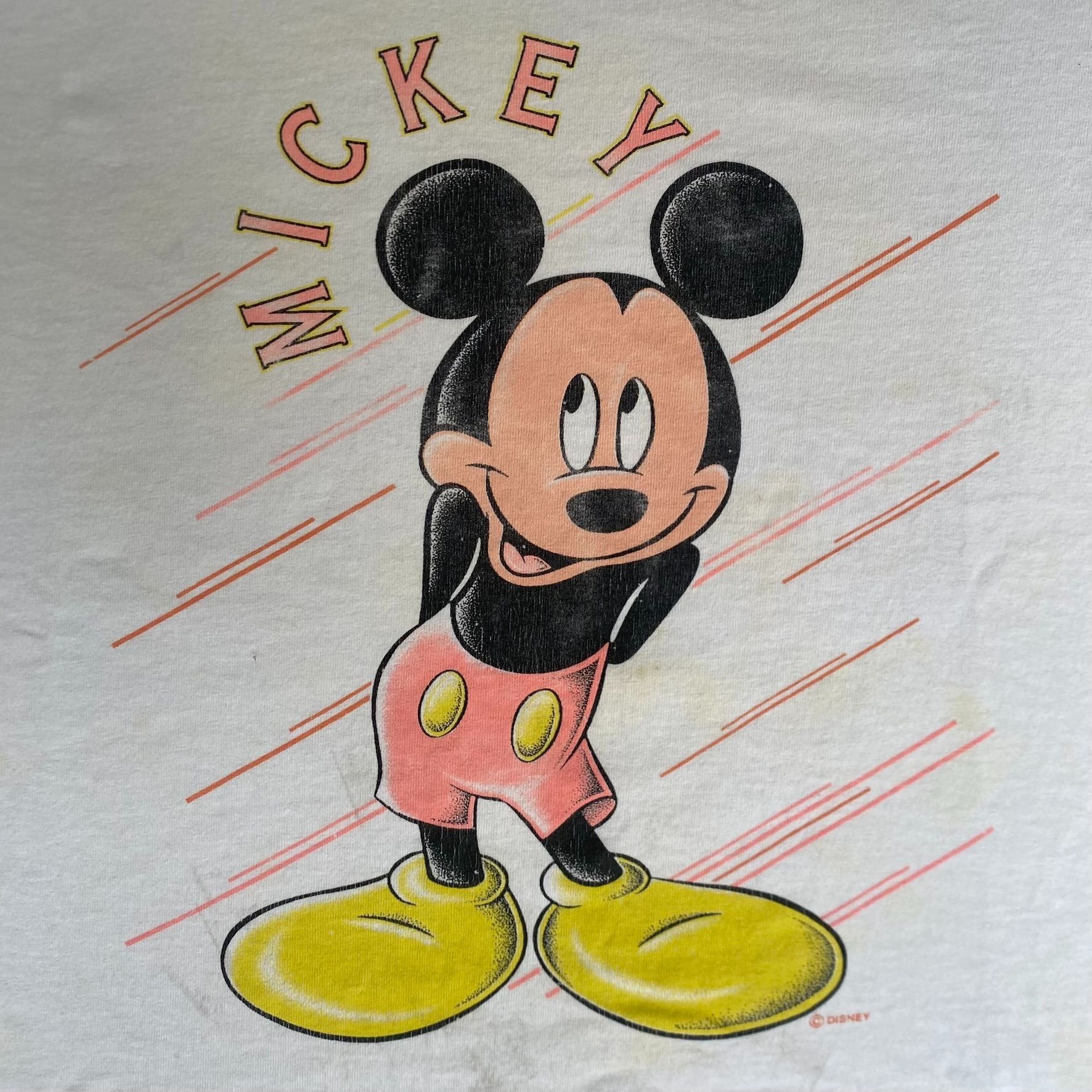 Disney Vintage 90s Mickey Mouse Shirt Retro Disney Raglan Tee Size US XL / EU 56 / 4 - 3 Thumbnail