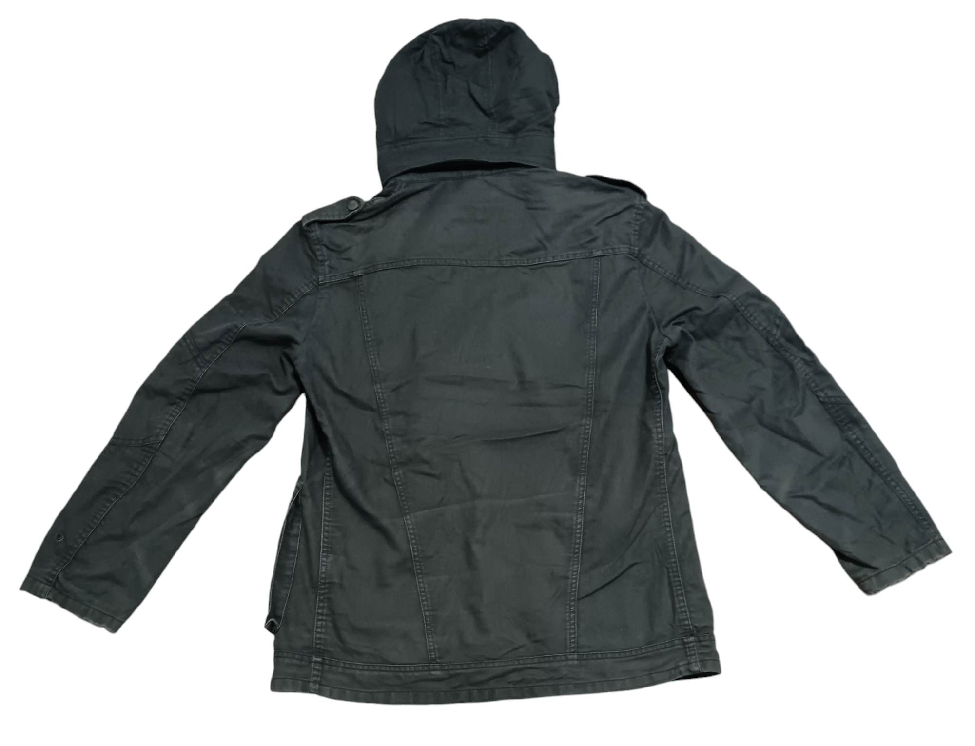 PPFM PPFM MULTIPOCKET FAUX FUR HOODED PARKA JACKET Size US L / EU 52-54 / 3 - 3 Thumbnail
