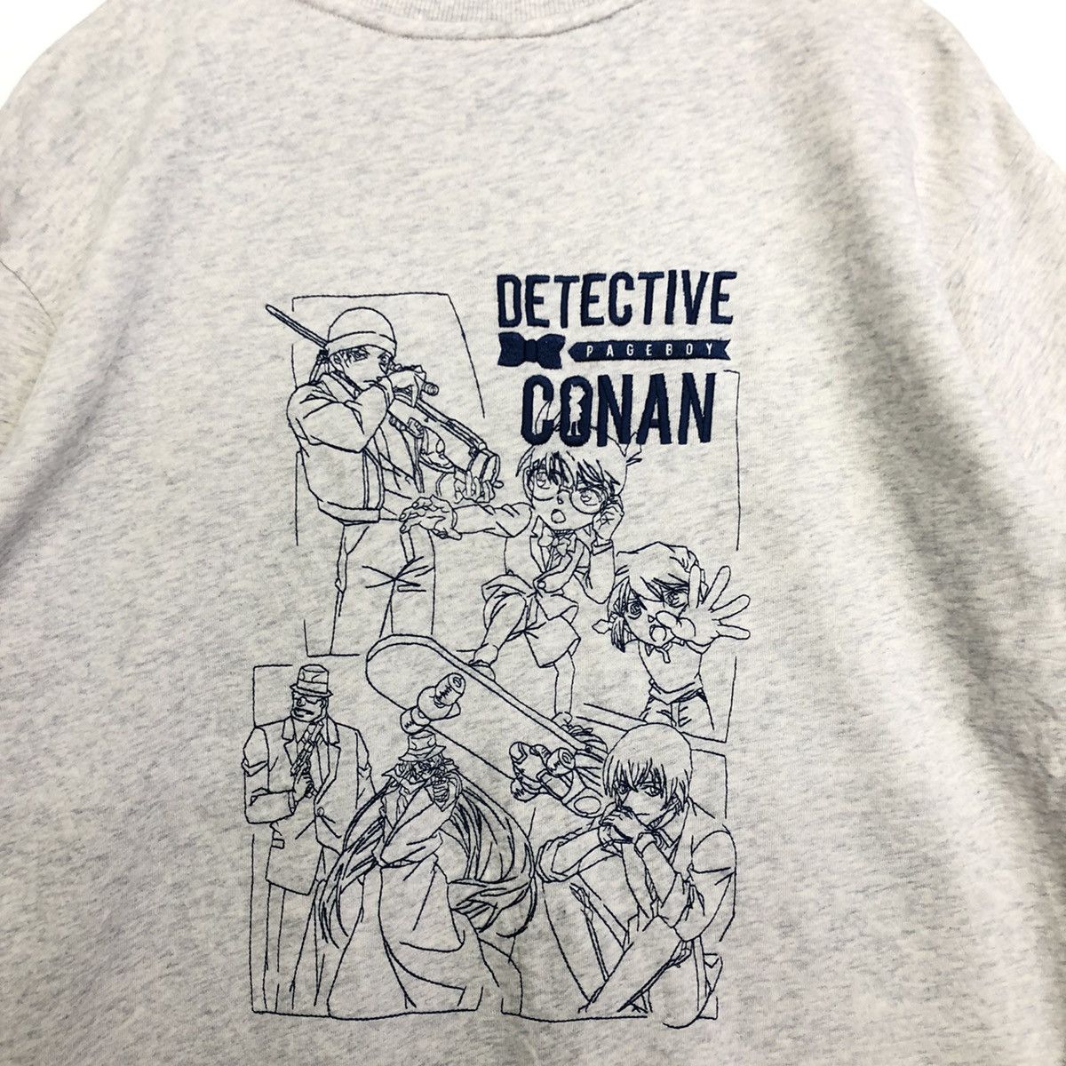 Japanese Brand PAGEBOY X DETECTIVE CONAN ANIME BACKHITT TSHIRT Size US L / EU 52-54 / 3 - 5 Thumbnail