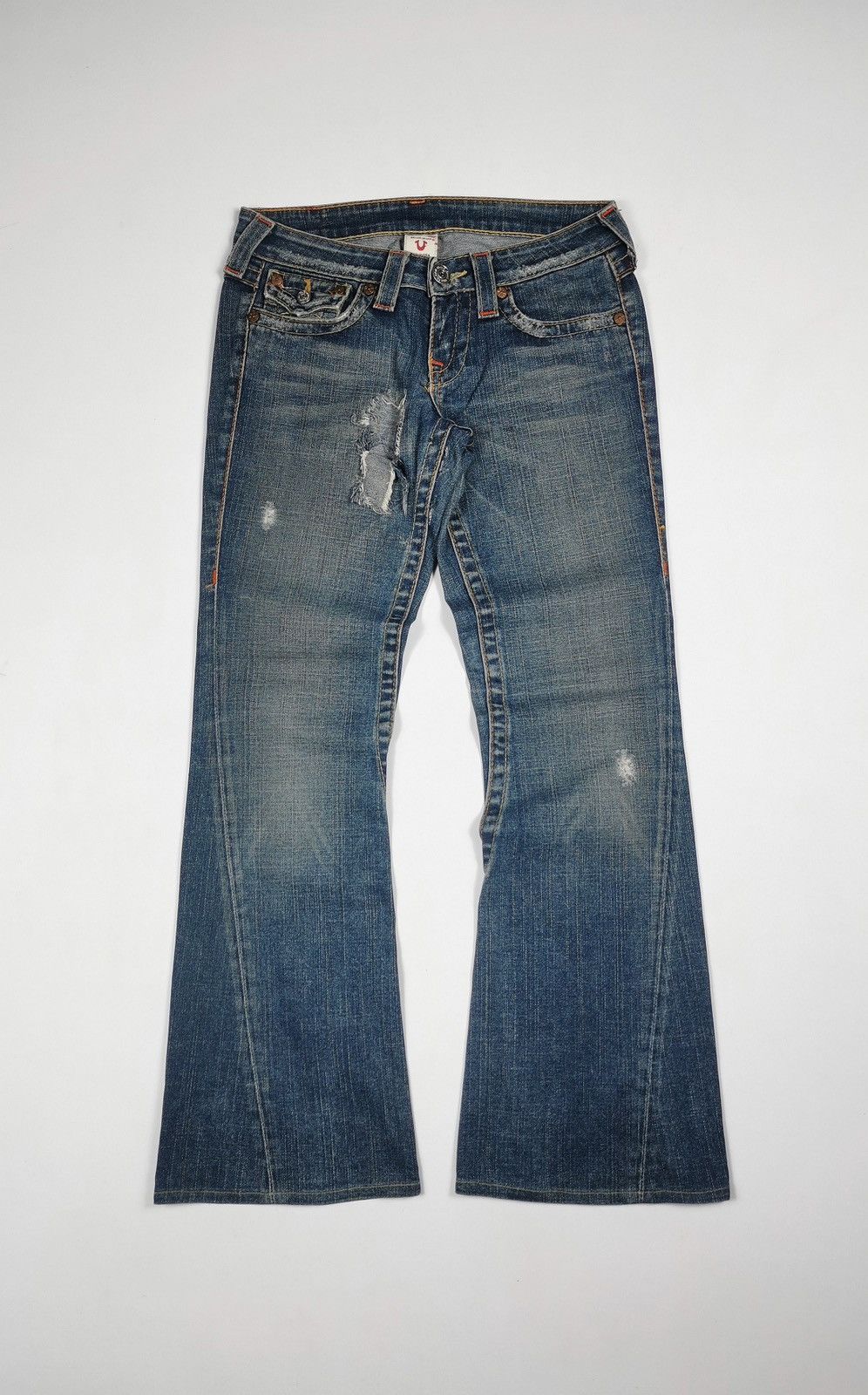 Bootcut Flare True Religion Distressed Jeans