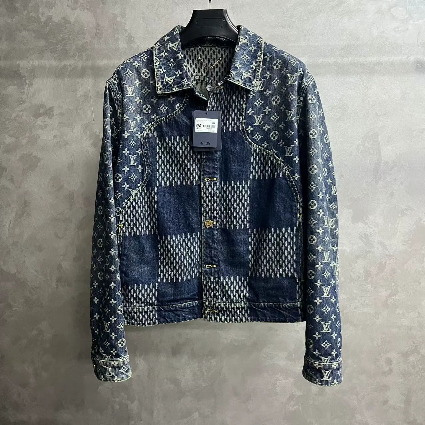 Louis Vuitton Louis Vuitton Latest Navy Monogram Denim Jacket Size US M / EU 48-50 / 2 - 1 Thumbnail