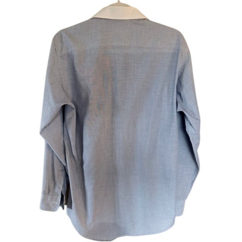 Christian Dior Monsieur Vintage Christian Dior Monsieur Blue Shirt White Collar 14½ Size US S / EU 44-46 / 1 - 4 Thumbnail