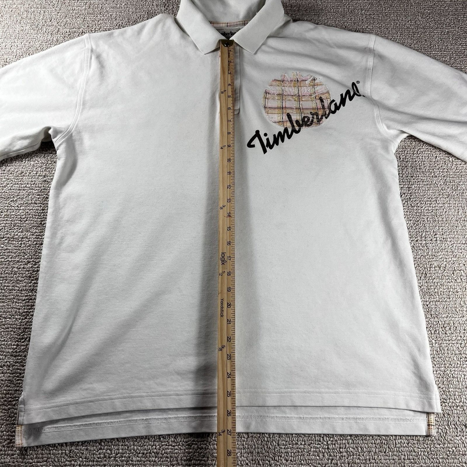 Timberland Timberland Large Logo Polo Shirt Beige Men’s Size Large Size US L / EU 52-54 / 3 - 4 Thumbnail