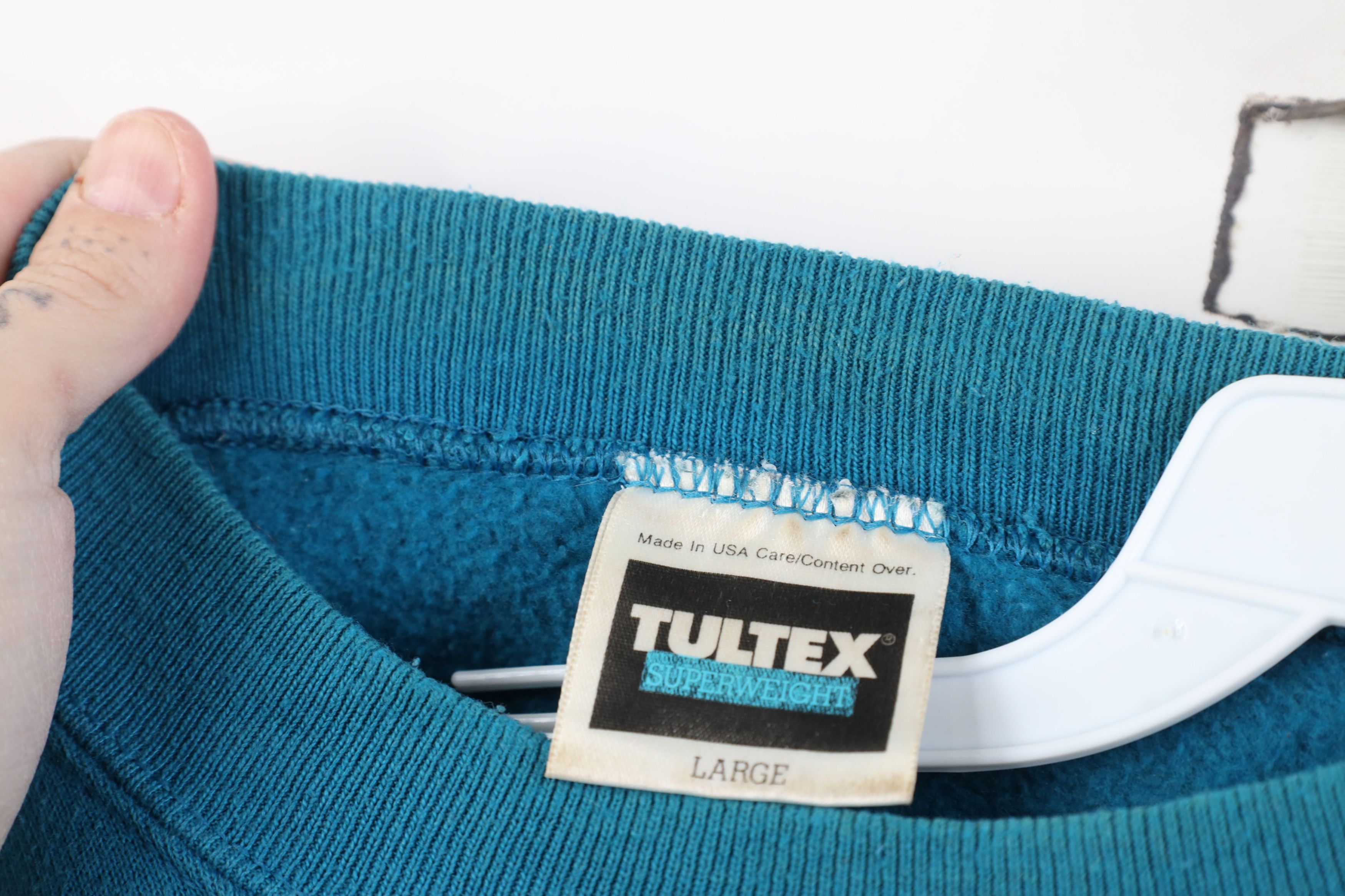 Vintage Vintage 90s Streetwear Crewneck Sweatshirt Blue USA Size US L / EU 52-54 / 3 - 6 Thumbnail